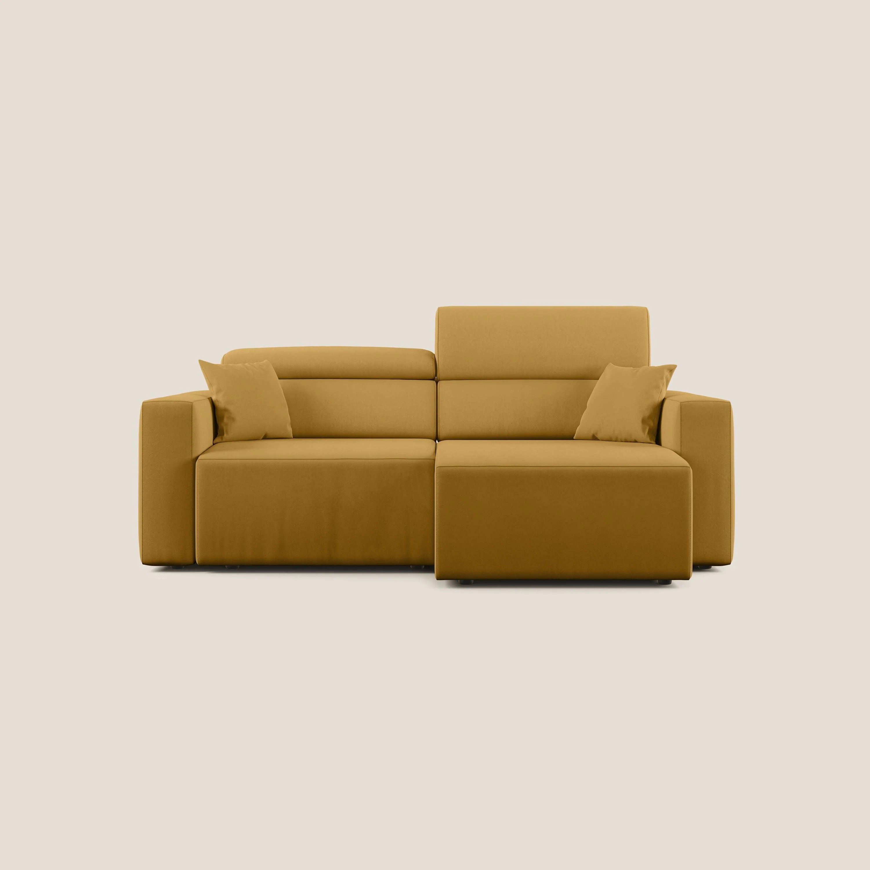Orwell canapé avec assise extractible en microfibre détachable T11 jaune - Image 10