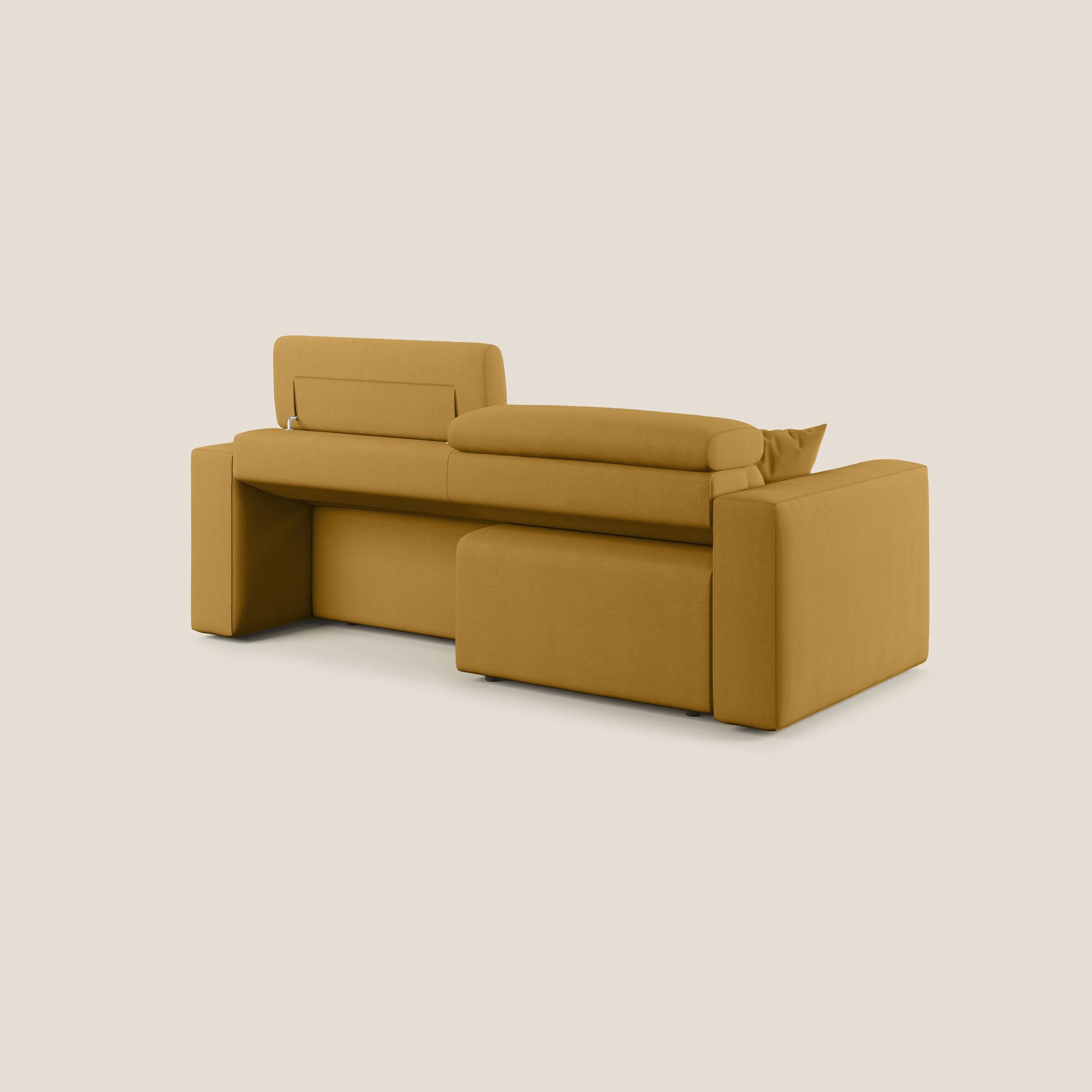 Orwell canapé avec assise extractible en microfibre détachable T11 jaune - Image 11