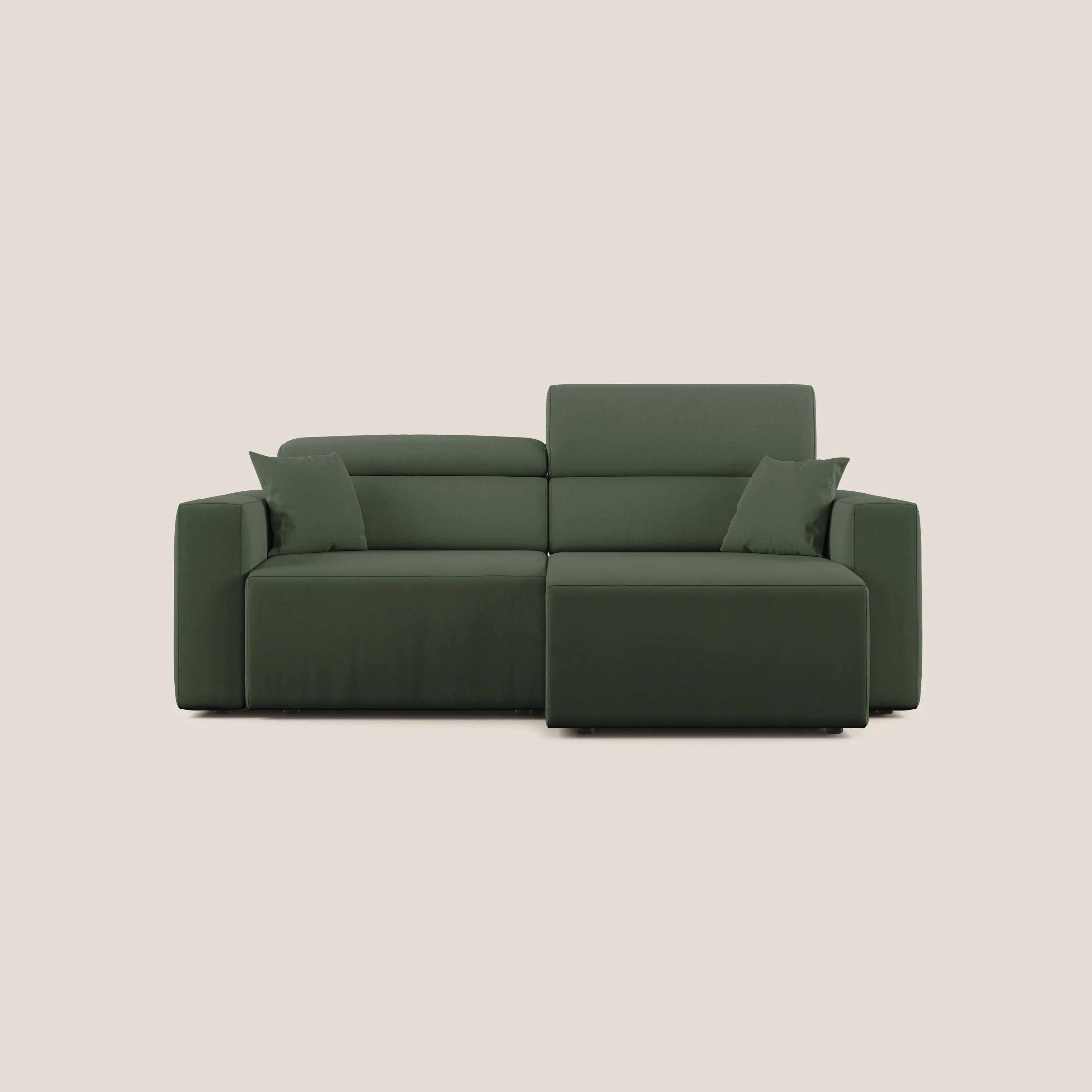 Orwell canapé avec assise extractible en microfibre détachable T11 vert - Image 10