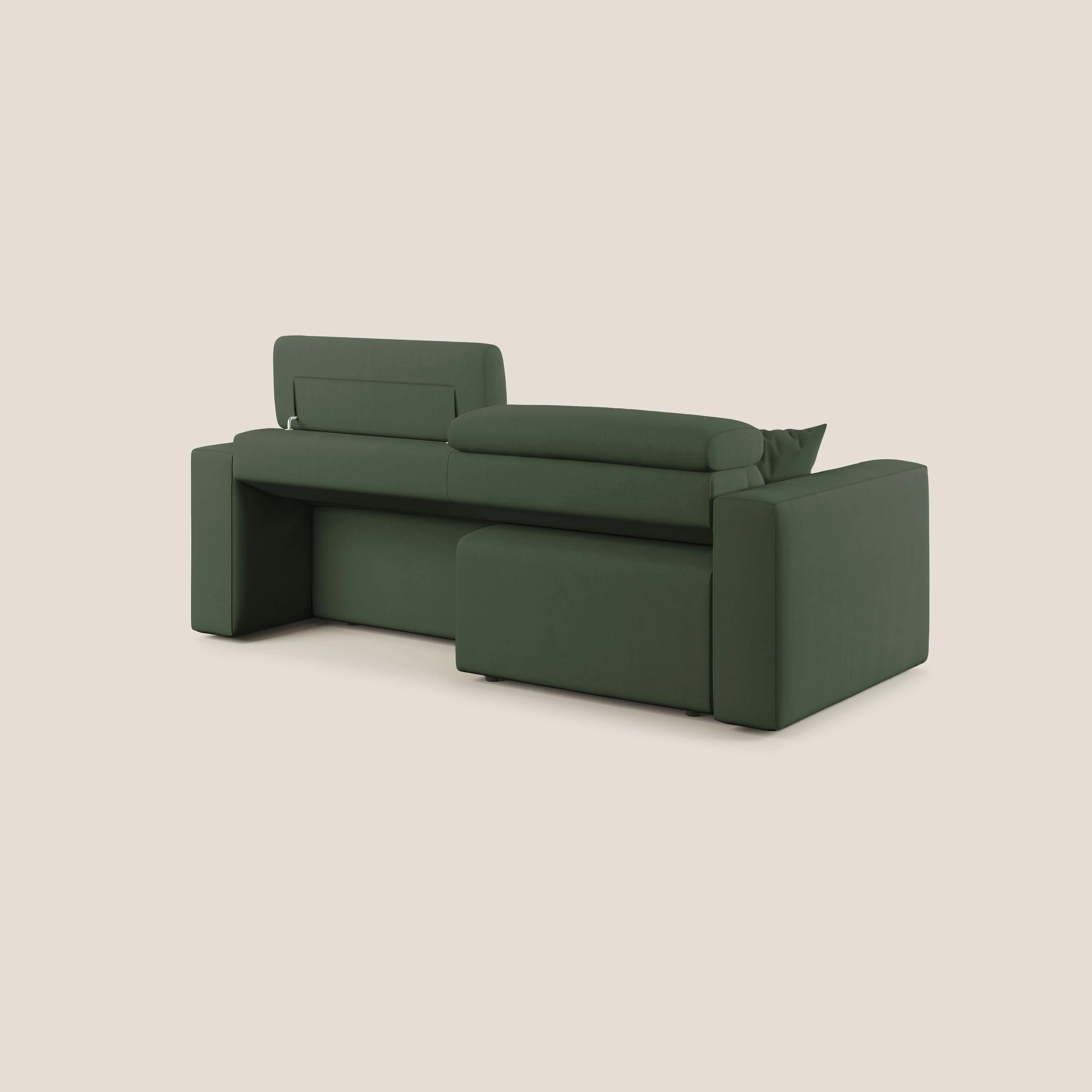 Orwell canapé avec assise extractible en microfibre détachable T11 vert - Image 11