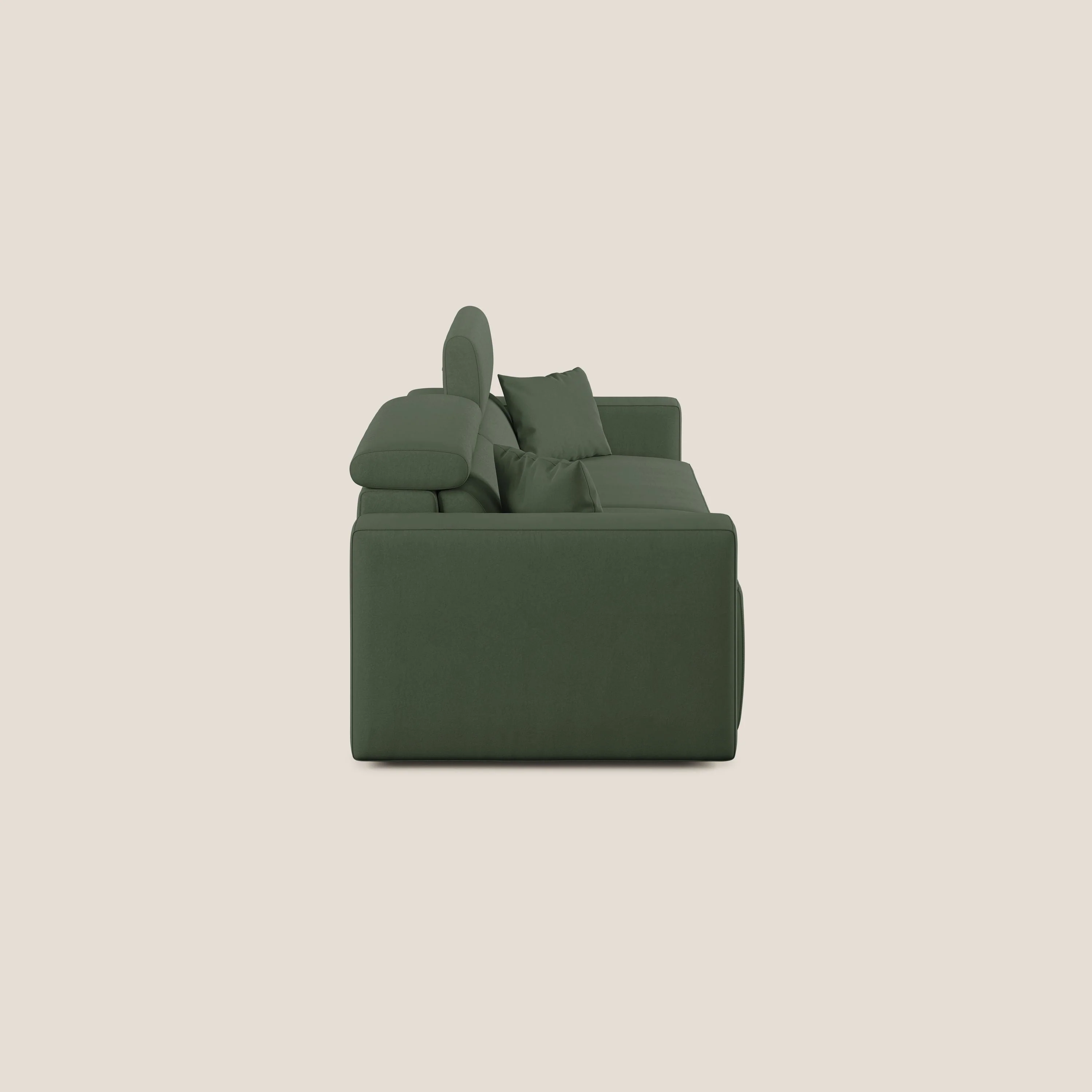 Orwell canapé avec assise extractible en microfibre détachable T11 vert - Image 4