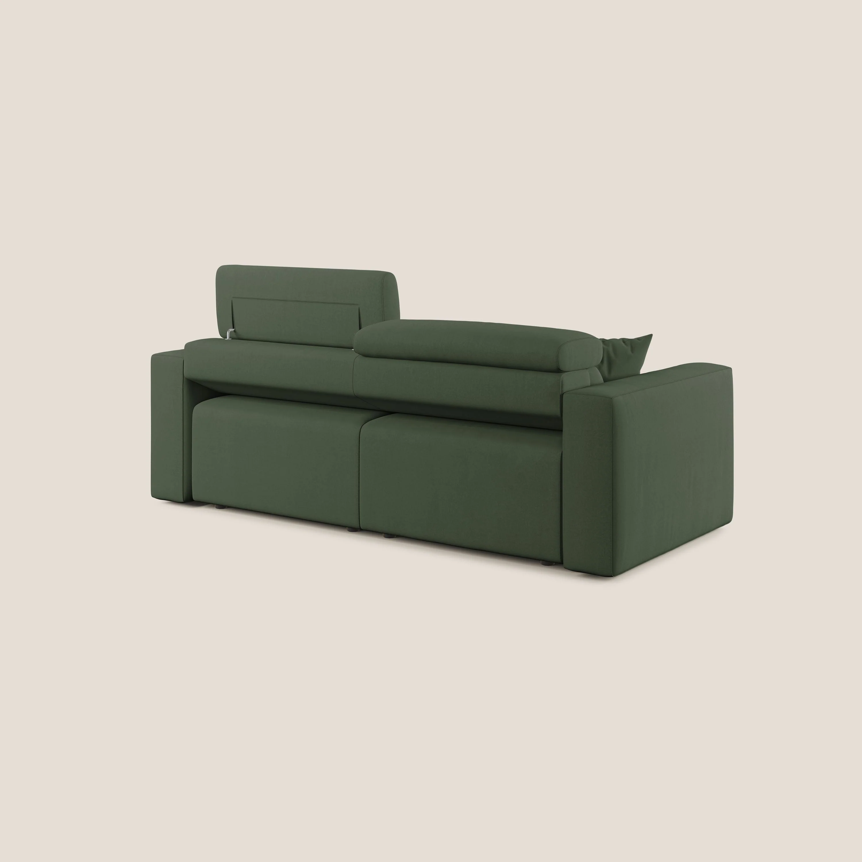 Orwell canapé avec assise extractible en microfibre détachable T11 vert - Image 5