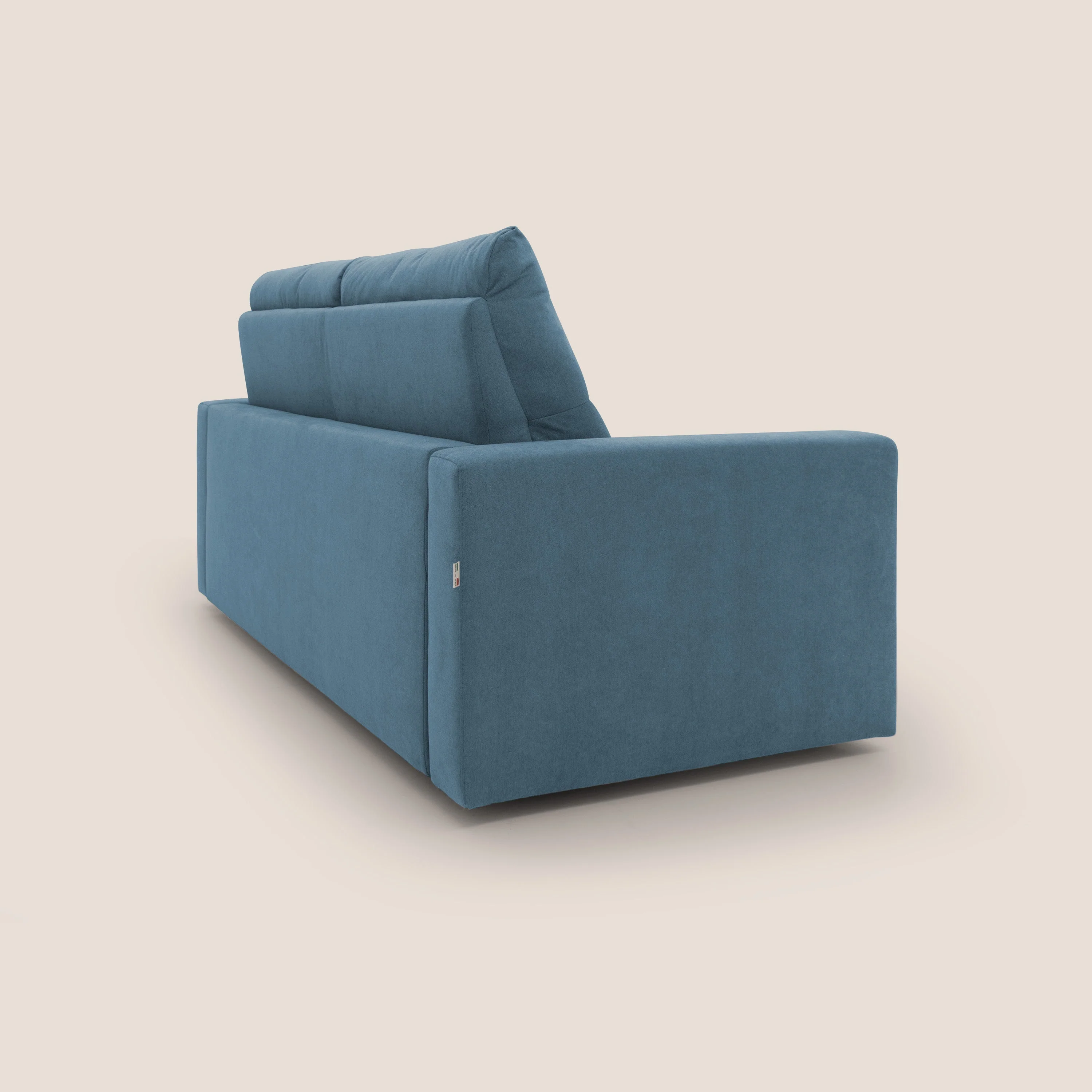Paloma canapé convertible avec matelas de 18 cm en Aloe Vera en tissu imperméable bleu - Image 5