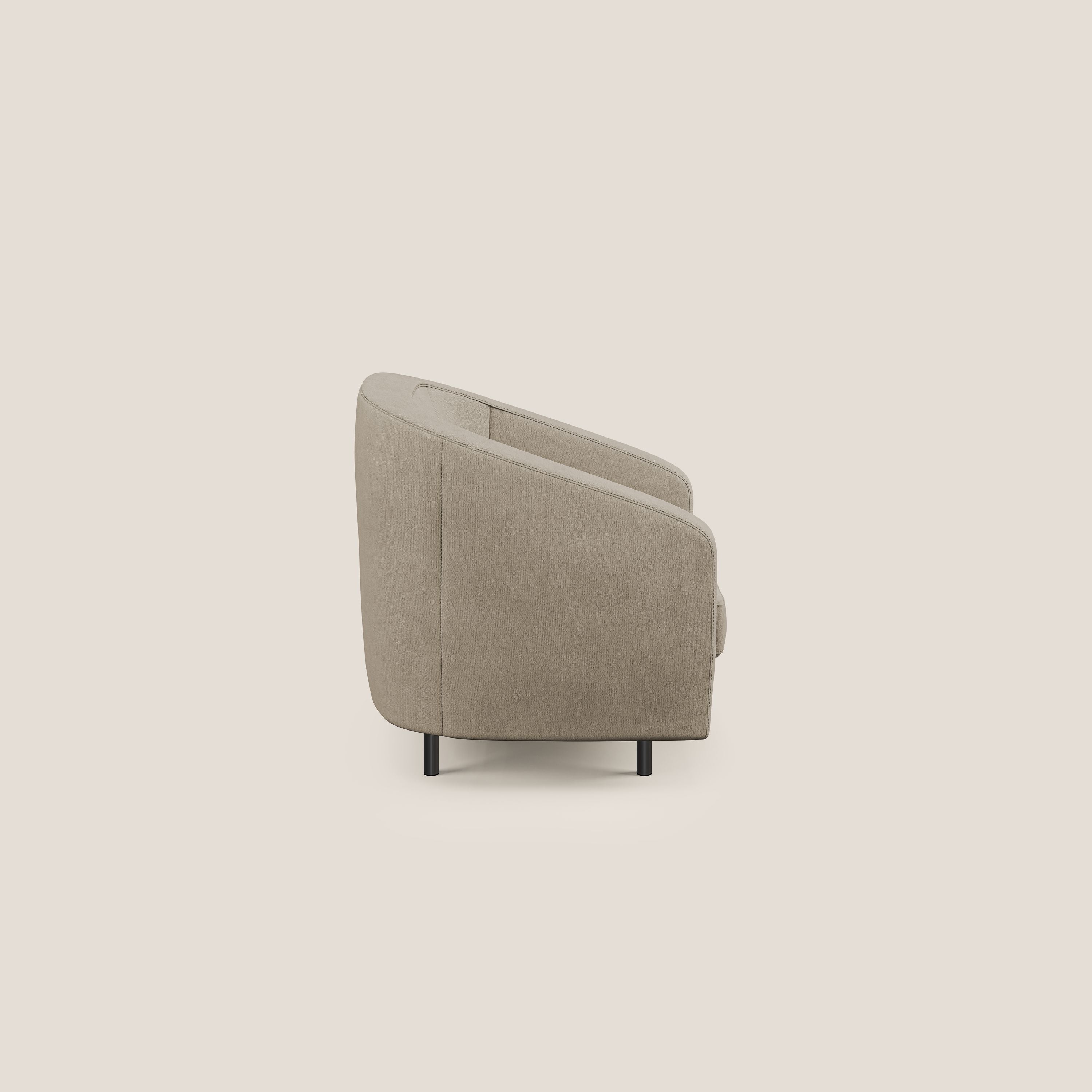 Pandora Fauteuil en tissu doux imperméable T02 beige - Image 3