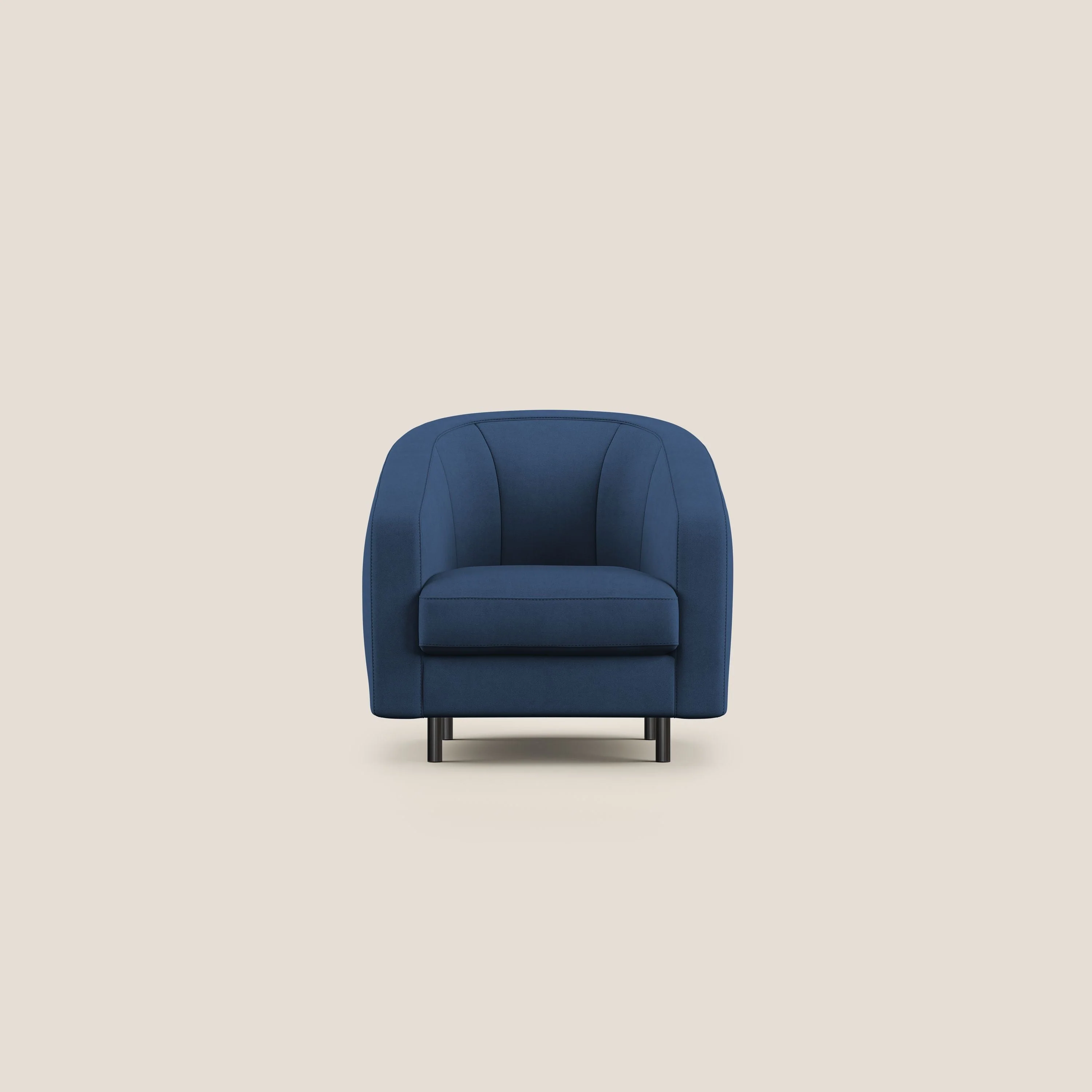 Pandora Fauteuil en tissu doux imperméable T02 bleu - Image 3