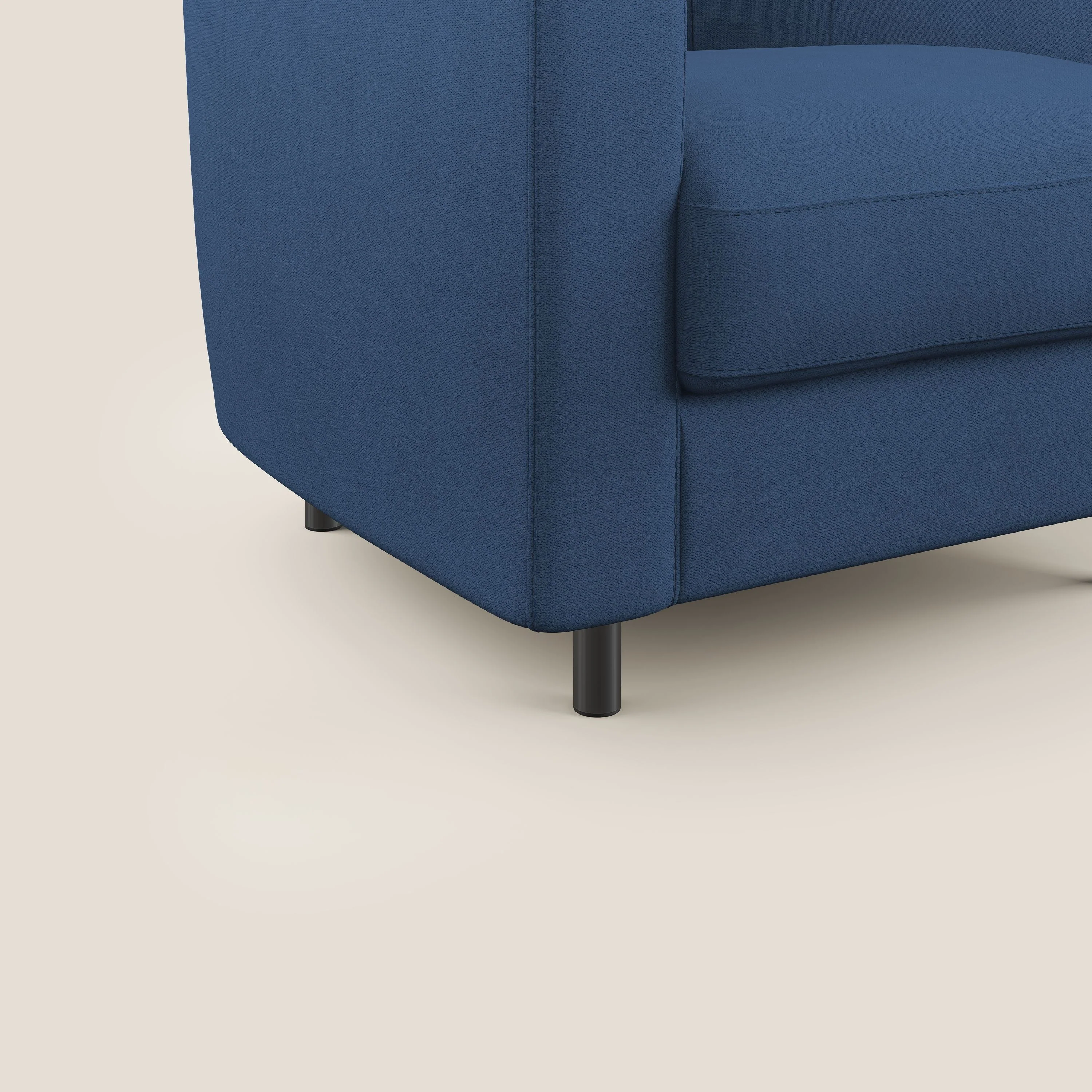 Pandora Fauteuil en tissu doux imperméable T02 bleu - Image 6