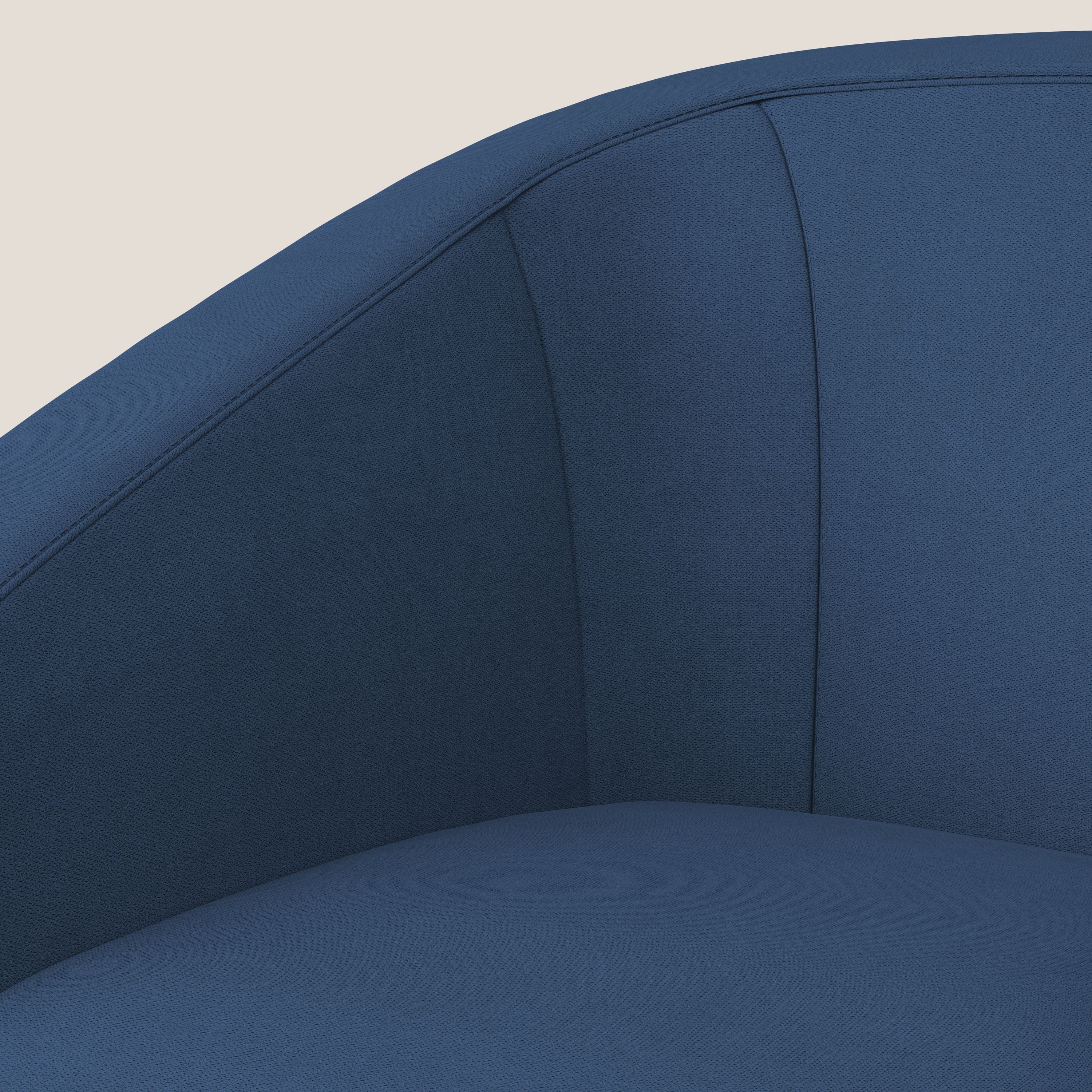 Pandora Fauteuil en tissu doux imperméable T02 bleu - Image 8
