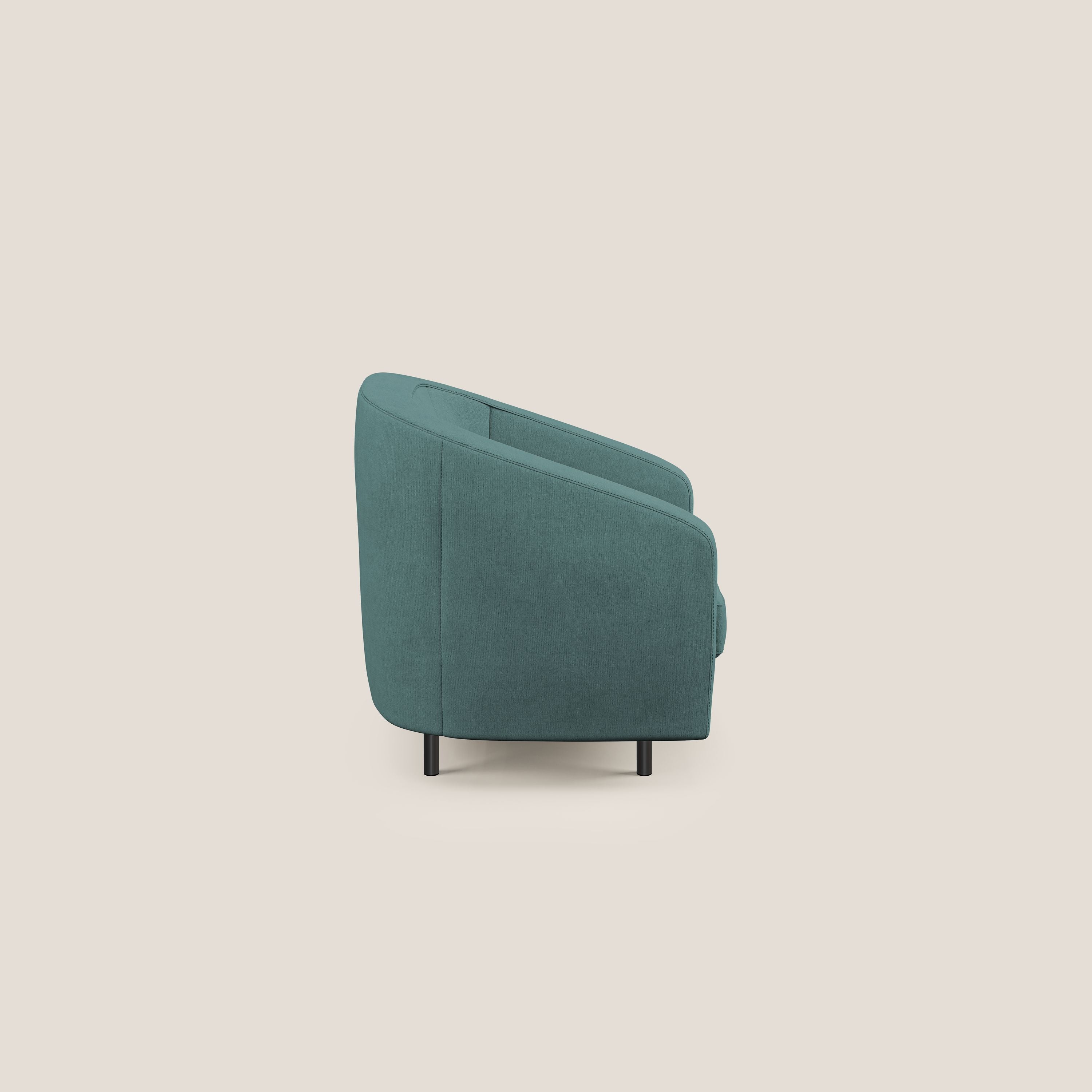 Pandora Fauteuil en tissu doux imperméable T02 bleu canard - Image 3