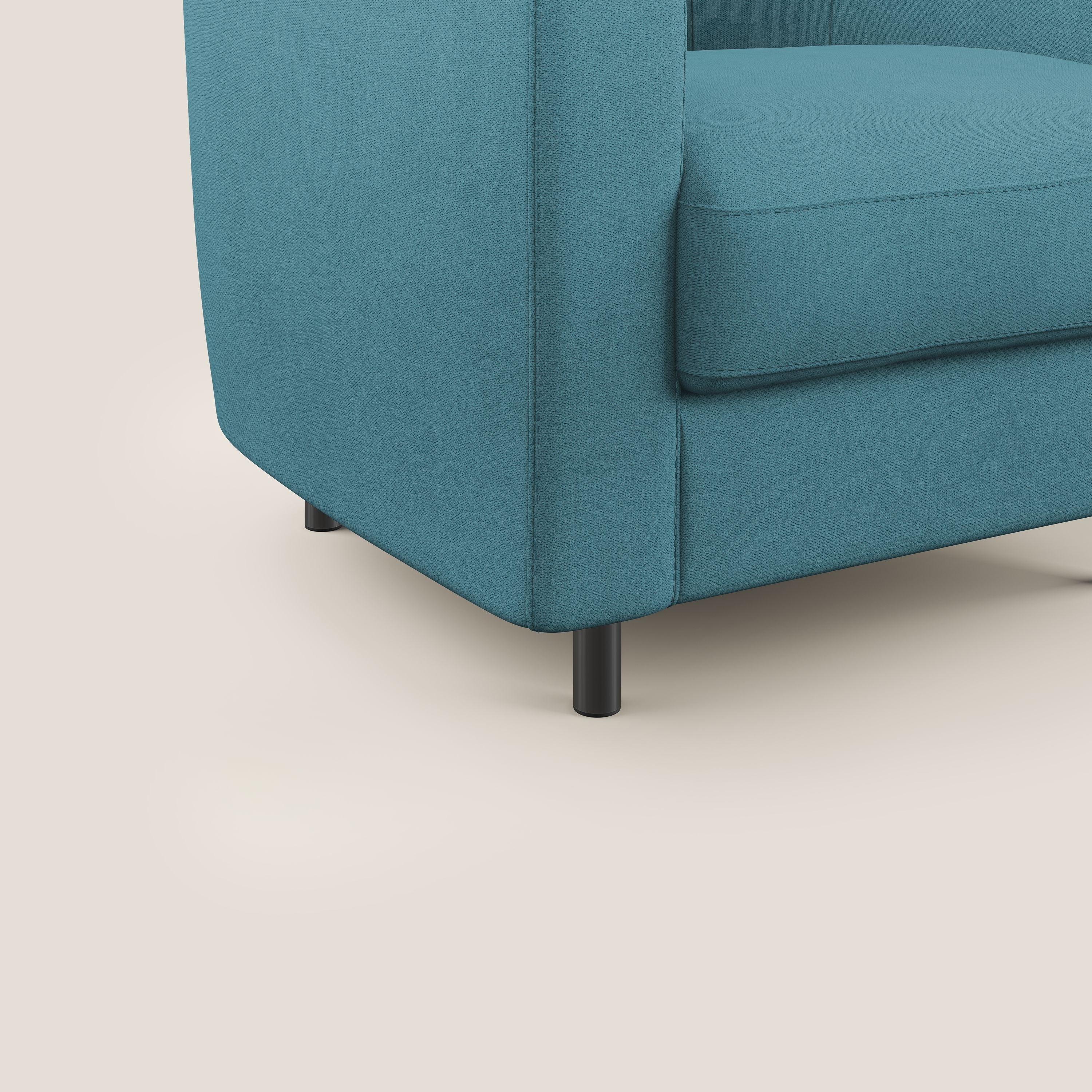 Pandora Fauteuil en tissu doux imperméable T02 bleu ciel - Image 5