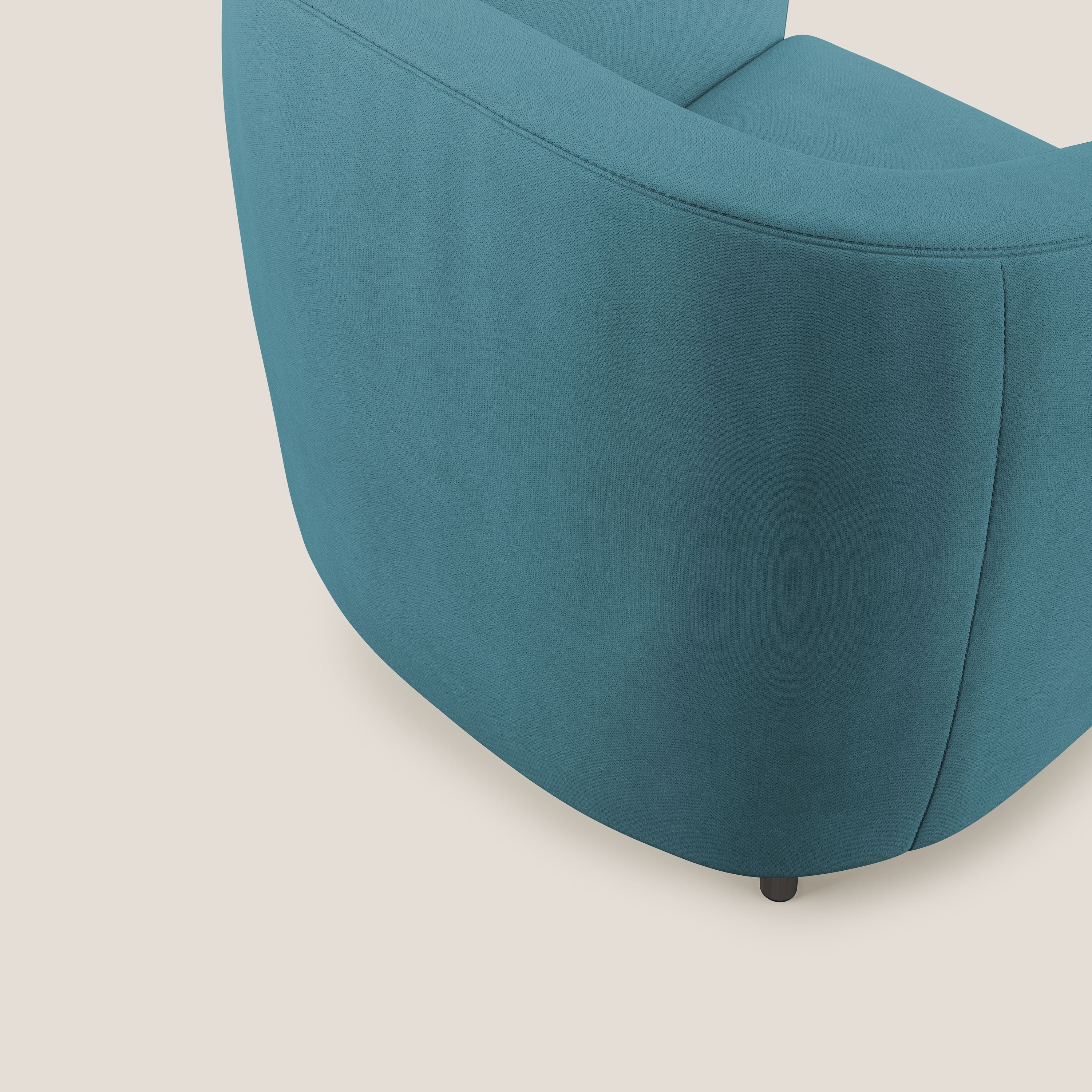 Pandora Fauteuil en tissu doux imperméable T02 bleu ciel - Image 6