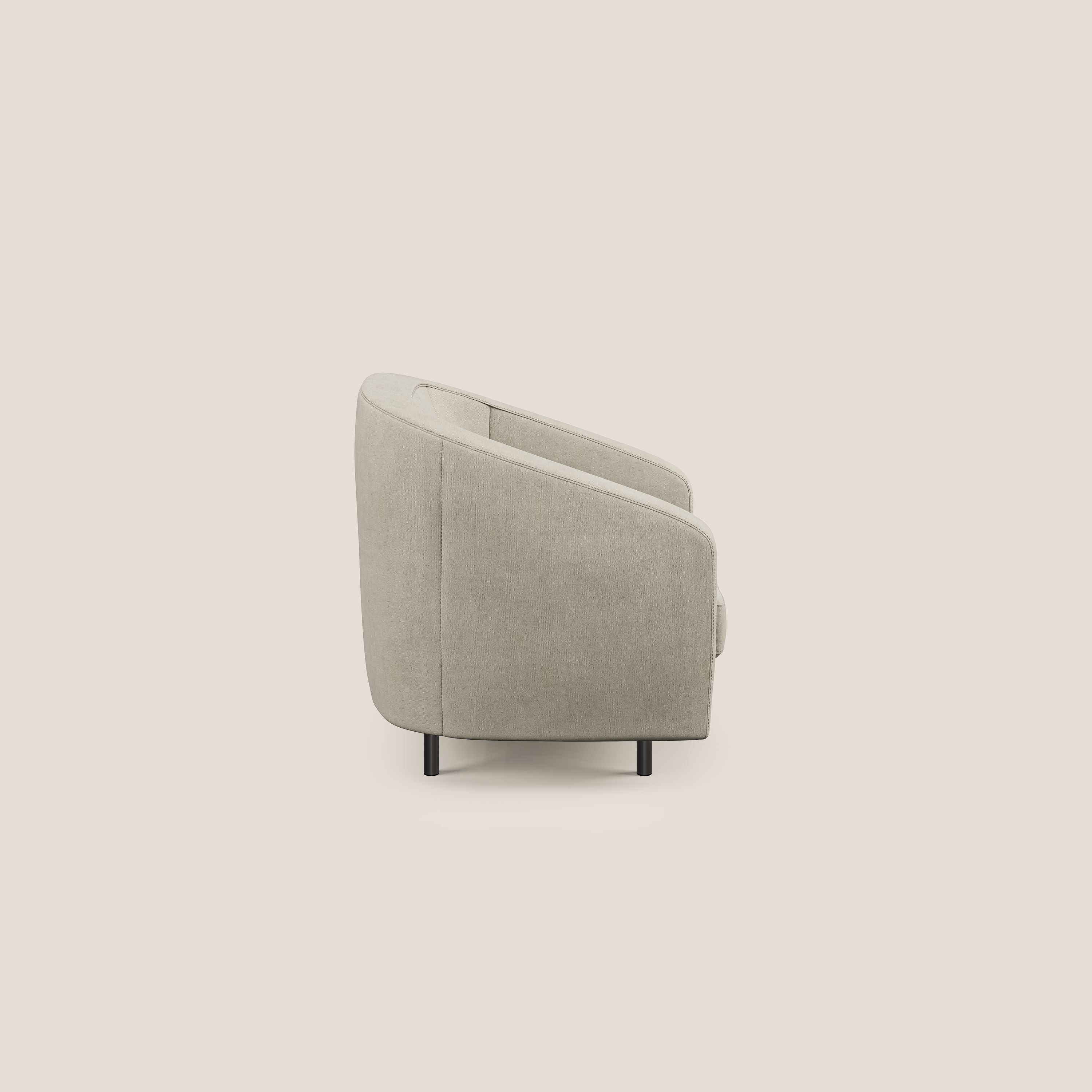 Pandora Fauteuil en tissu doux imperméable T02 crème - Image 3