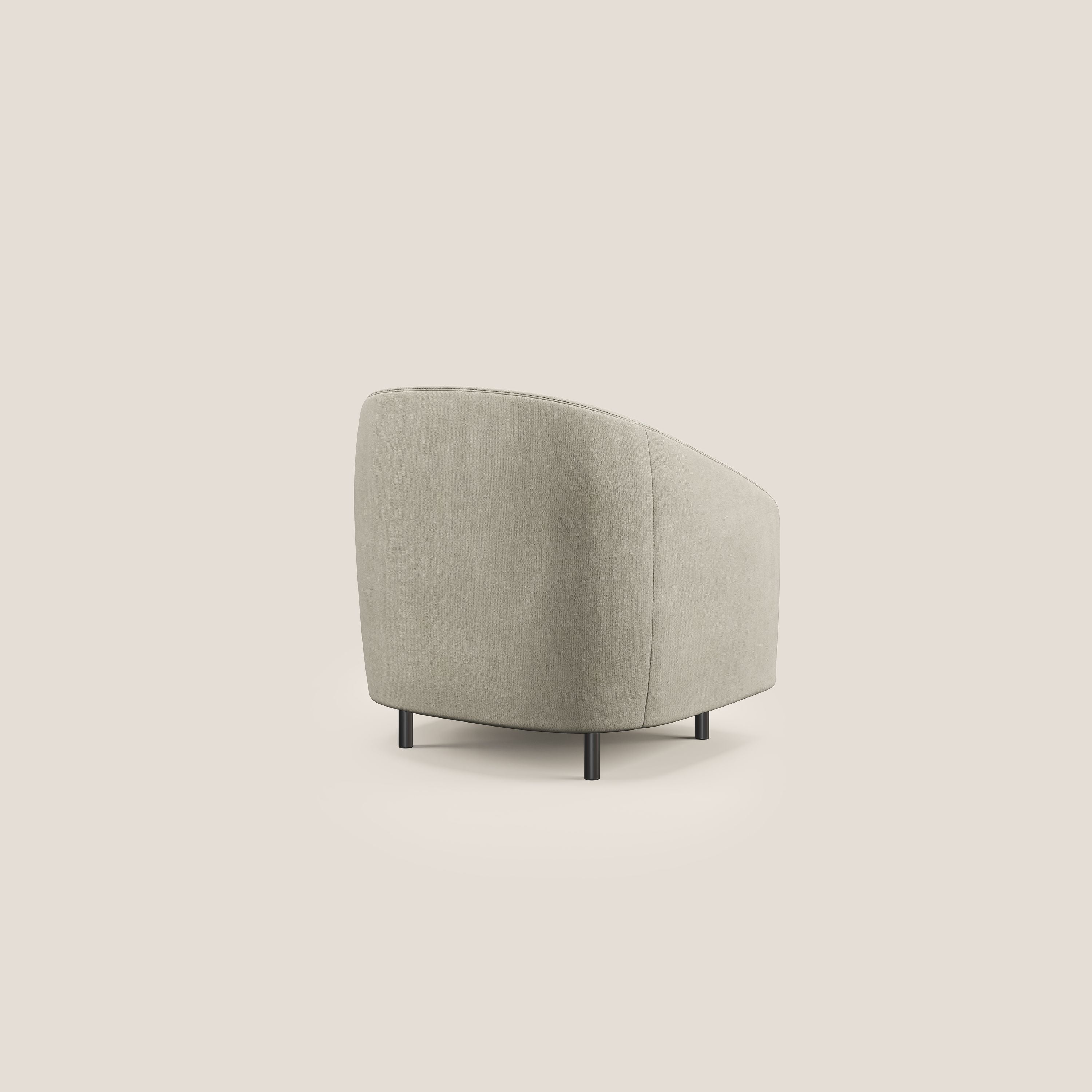 Pandora Fauteuil en tissu doux imperméable T02 crème - Image 4