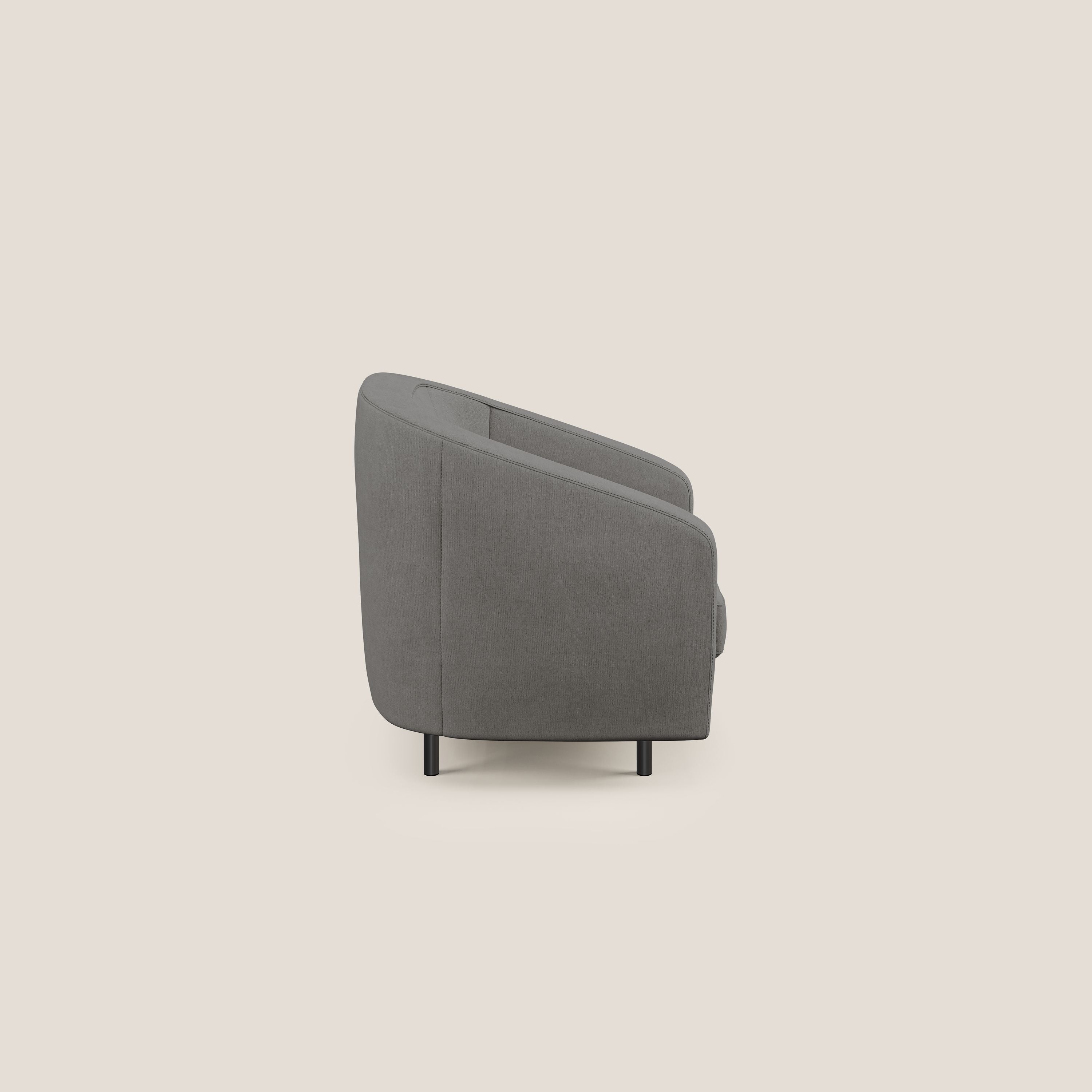 Pandora Fauteuil en tissu doux imperméable T02 gris - Image 3