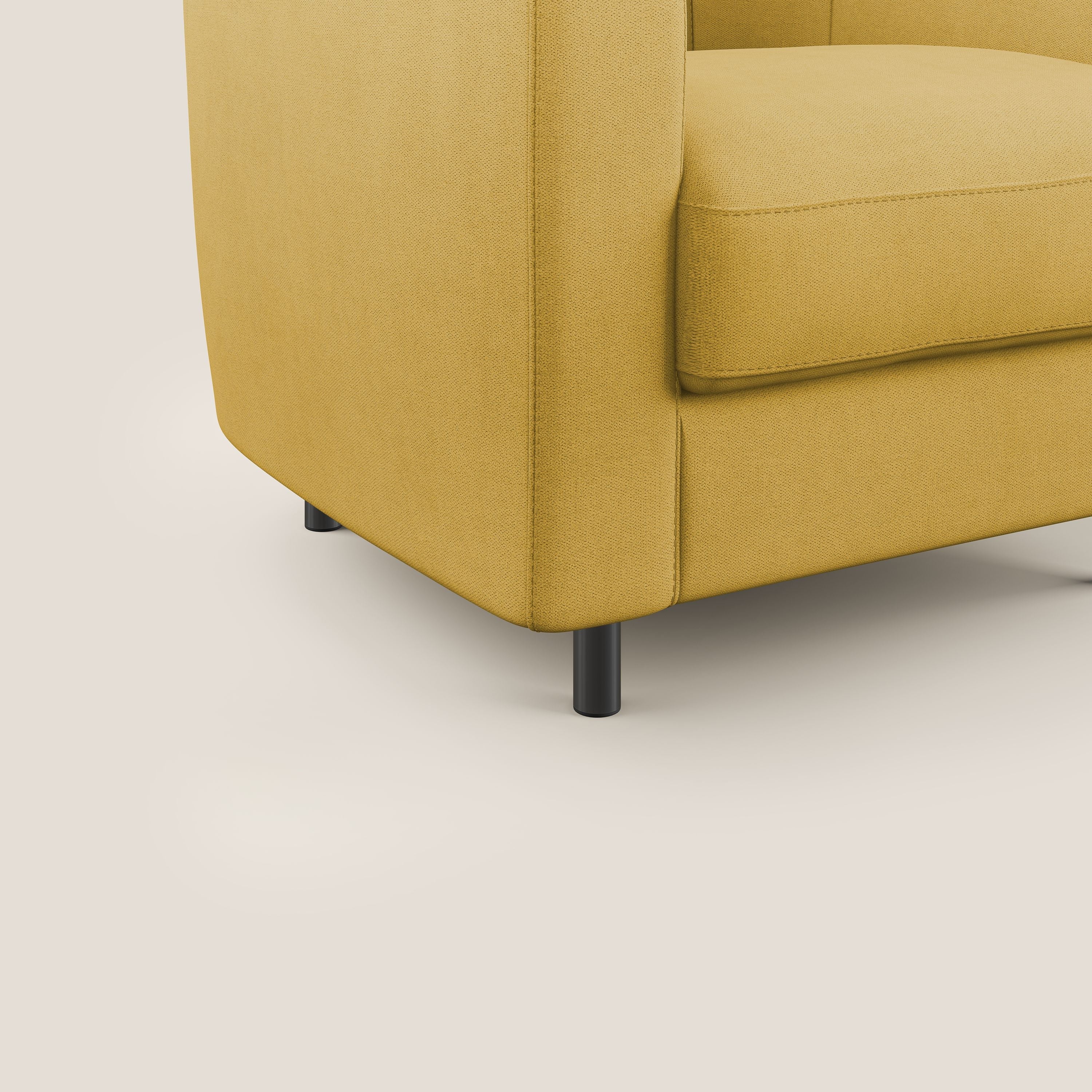 Pandora Fauteuil en tissu doux imperméable T02 jaune - Image 5