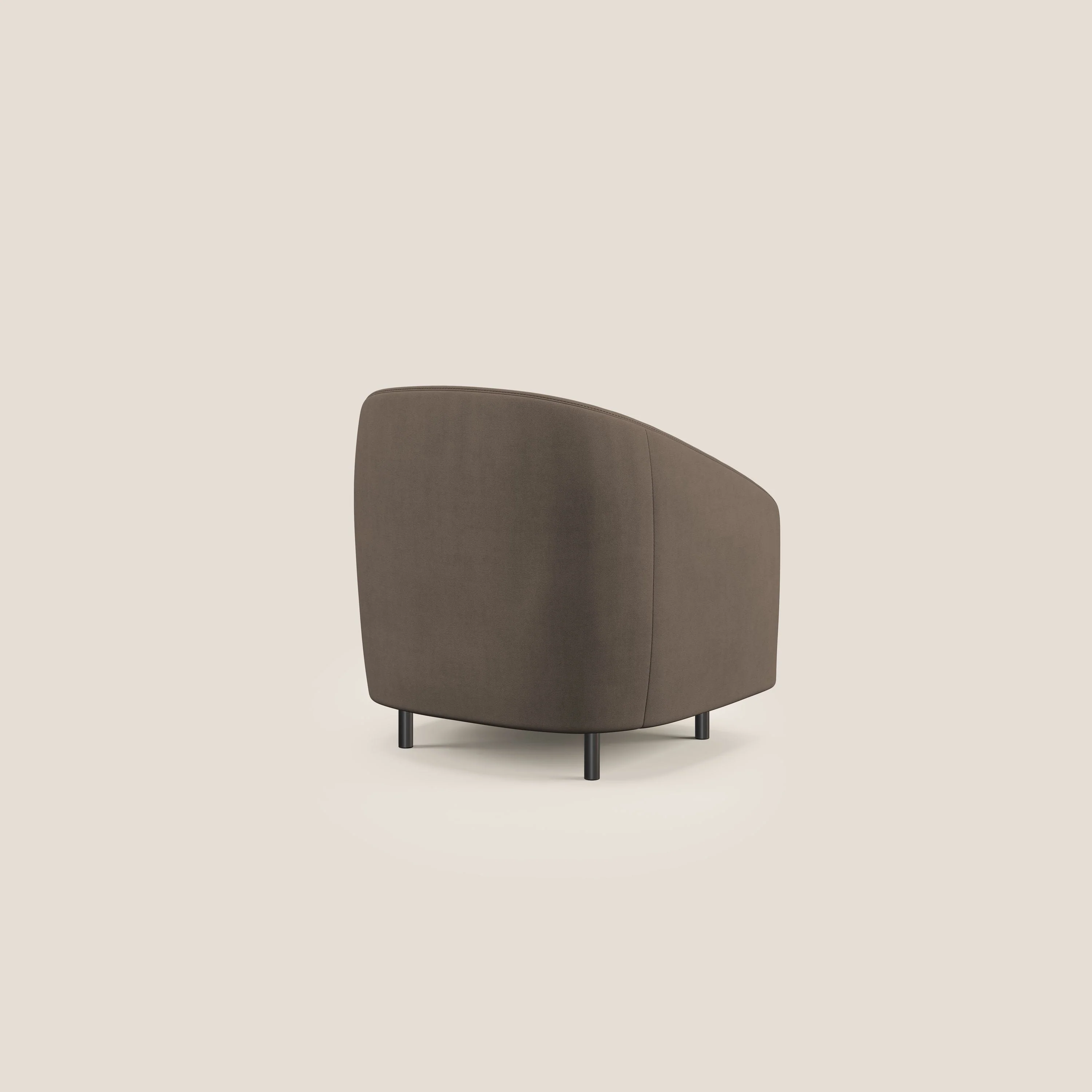 Pandora Fauteuil en tissu doux imperméable T02 marron - Image 4