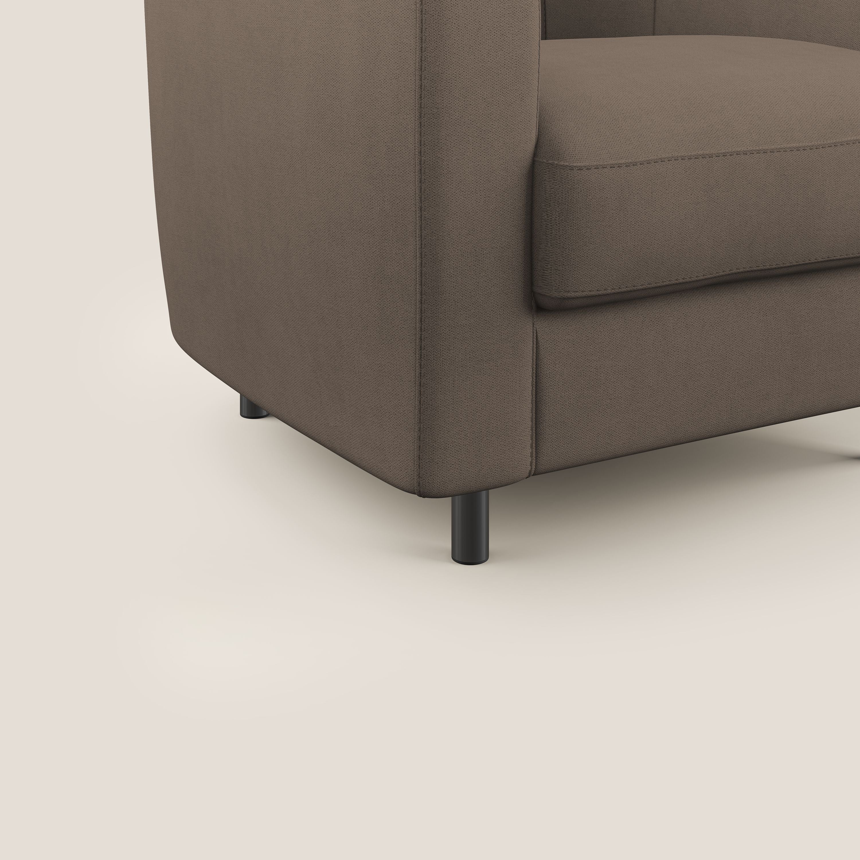 Pandora Fauteuil en tissu doux imperméable T02 marron - Image 5