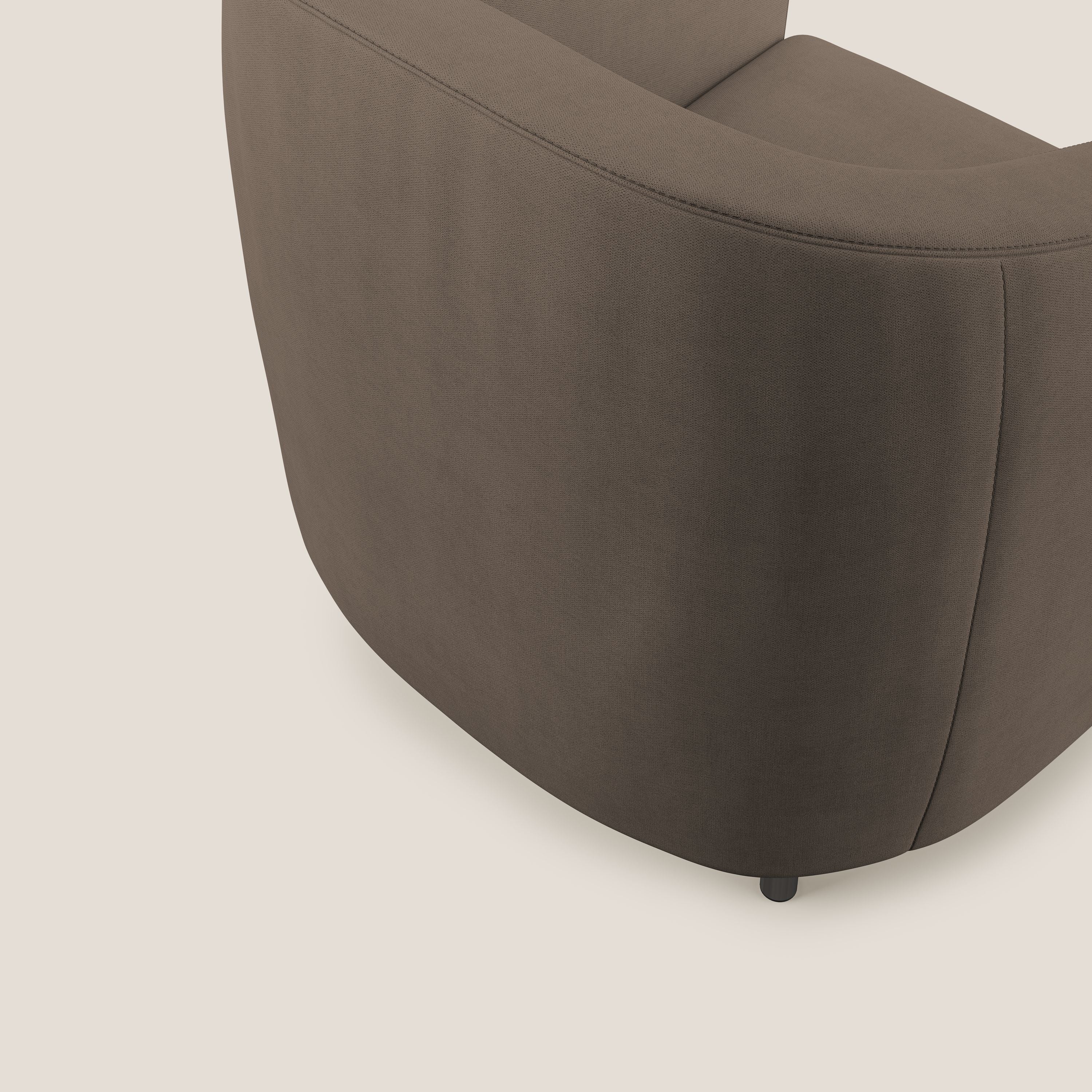 Pandora Fauteuil en tissu doux imperméable T02 marron - Image 6