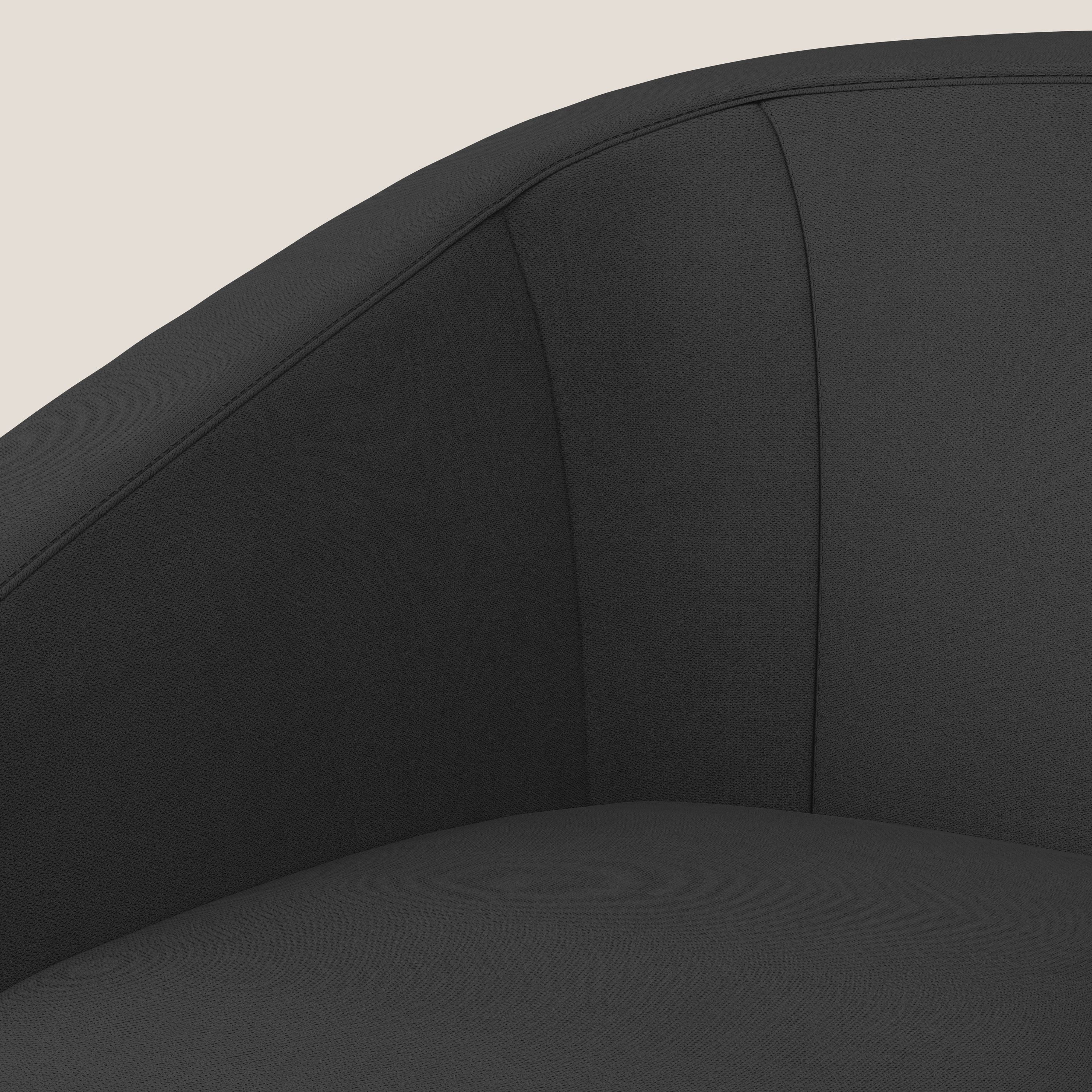 Pandora Fauteuil en tissu doux imperméable T02 noir - Image 7