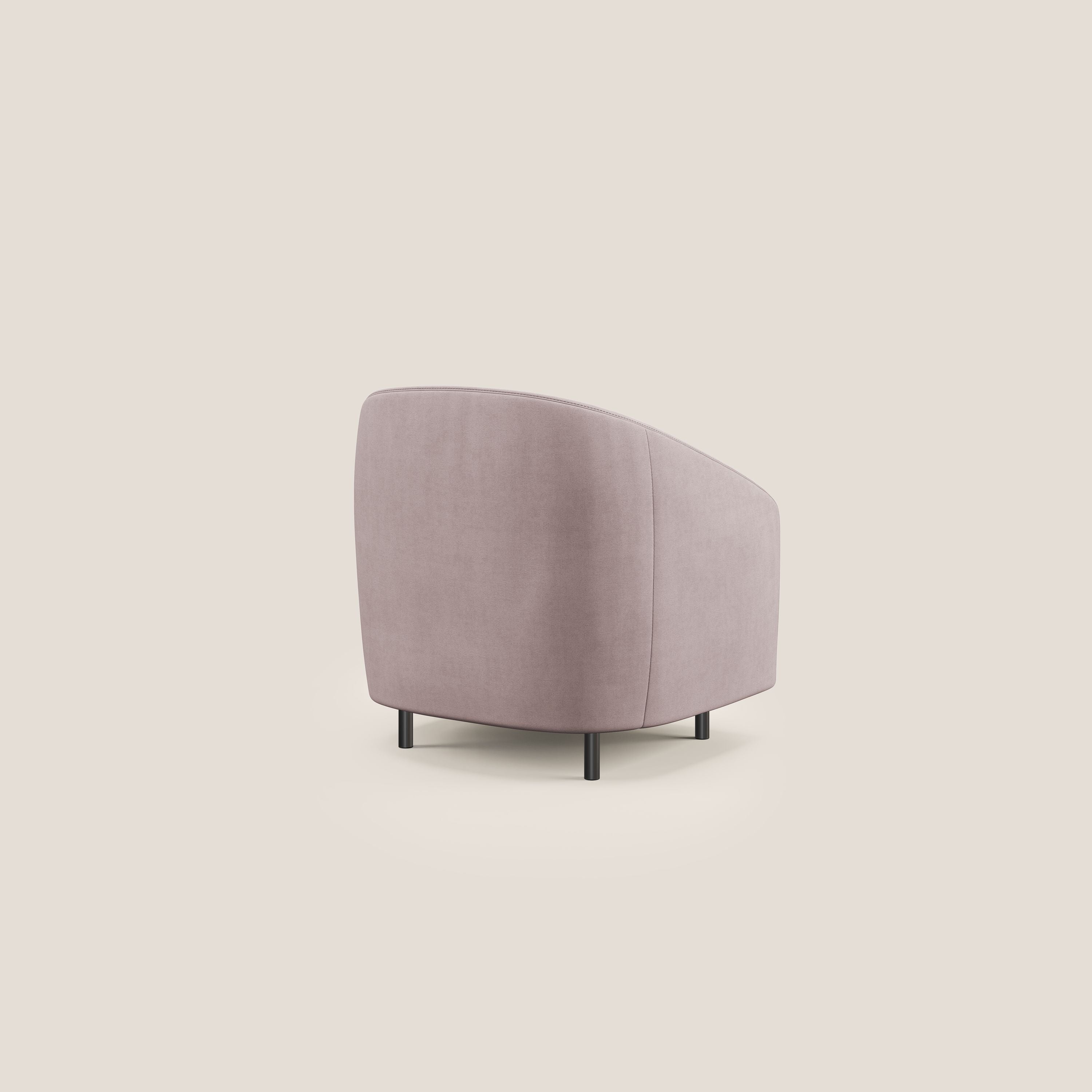 Pandora Fauteuil en tissu doux imperméable T02 rose - Image 4