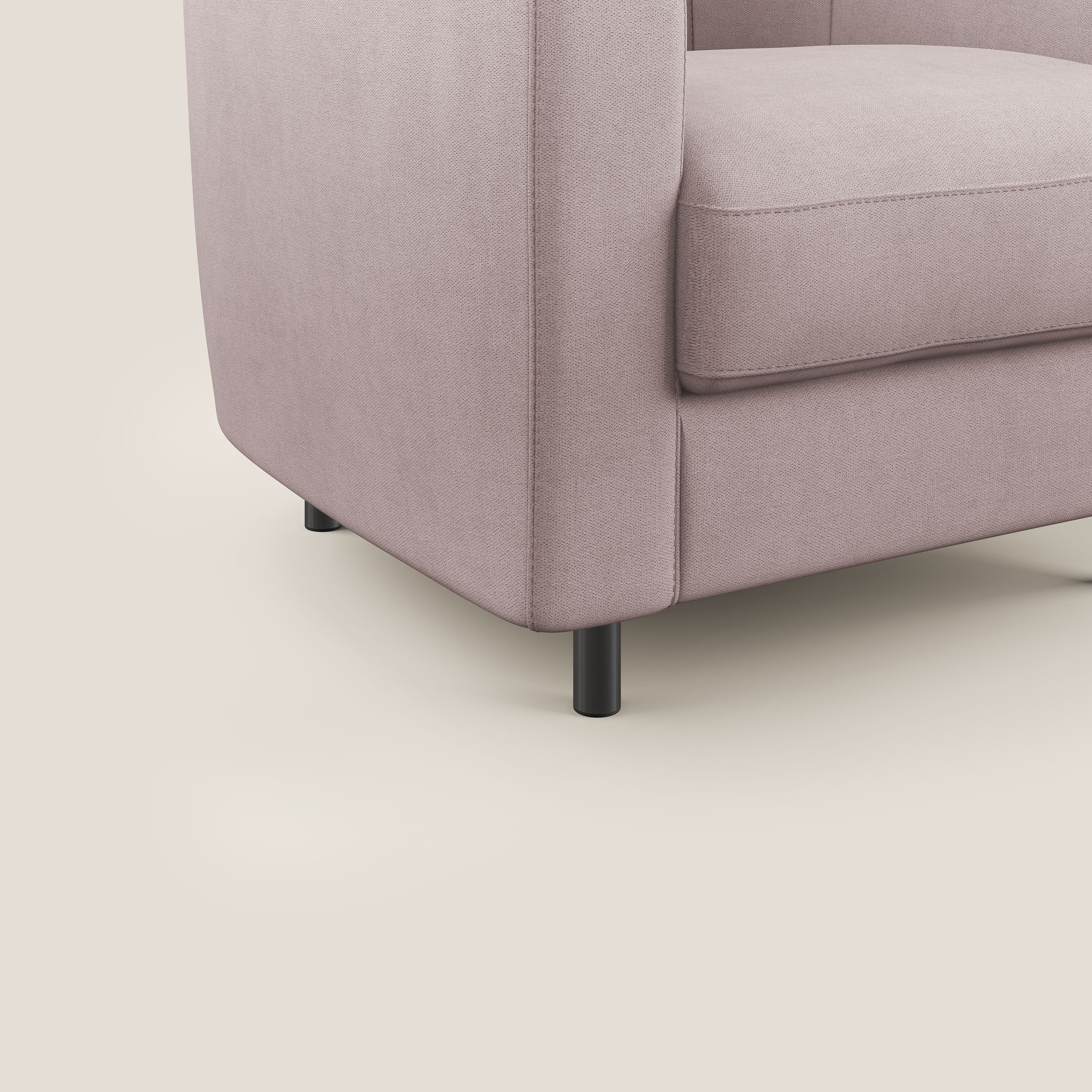 Pandora Fauteuil en tissu doux imperméable T02 rose - Image 5
