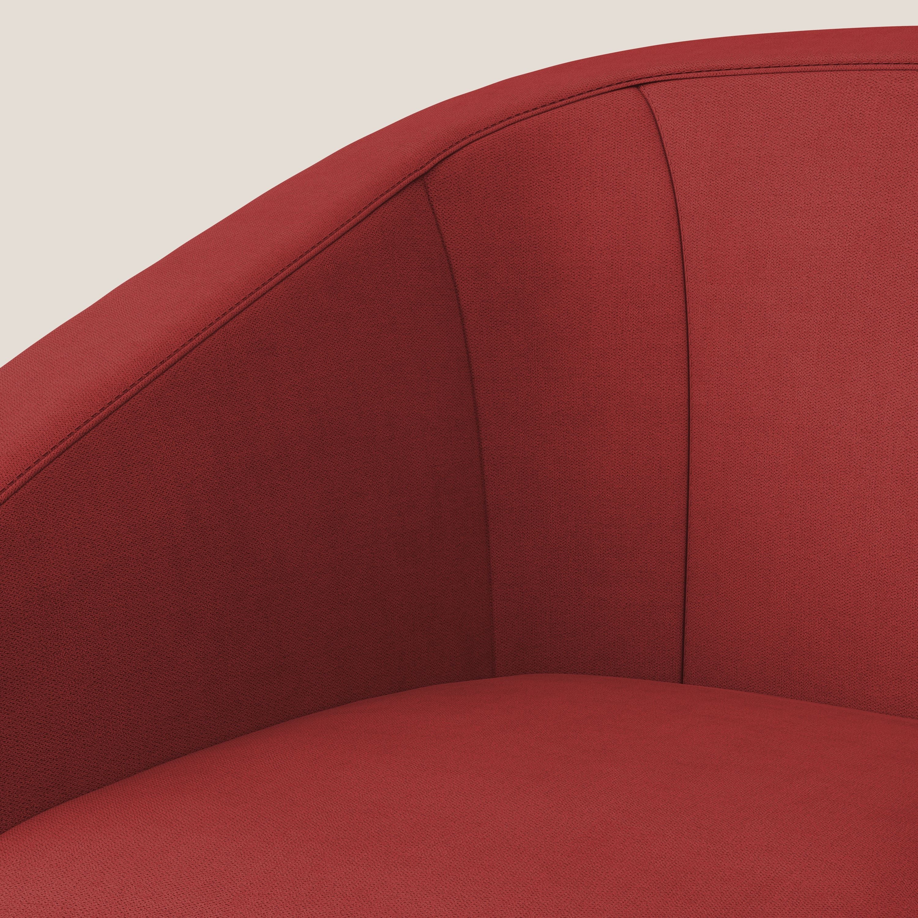 Pandora Fauteuil en tissu doux imperméable T02 rouge - Image 7