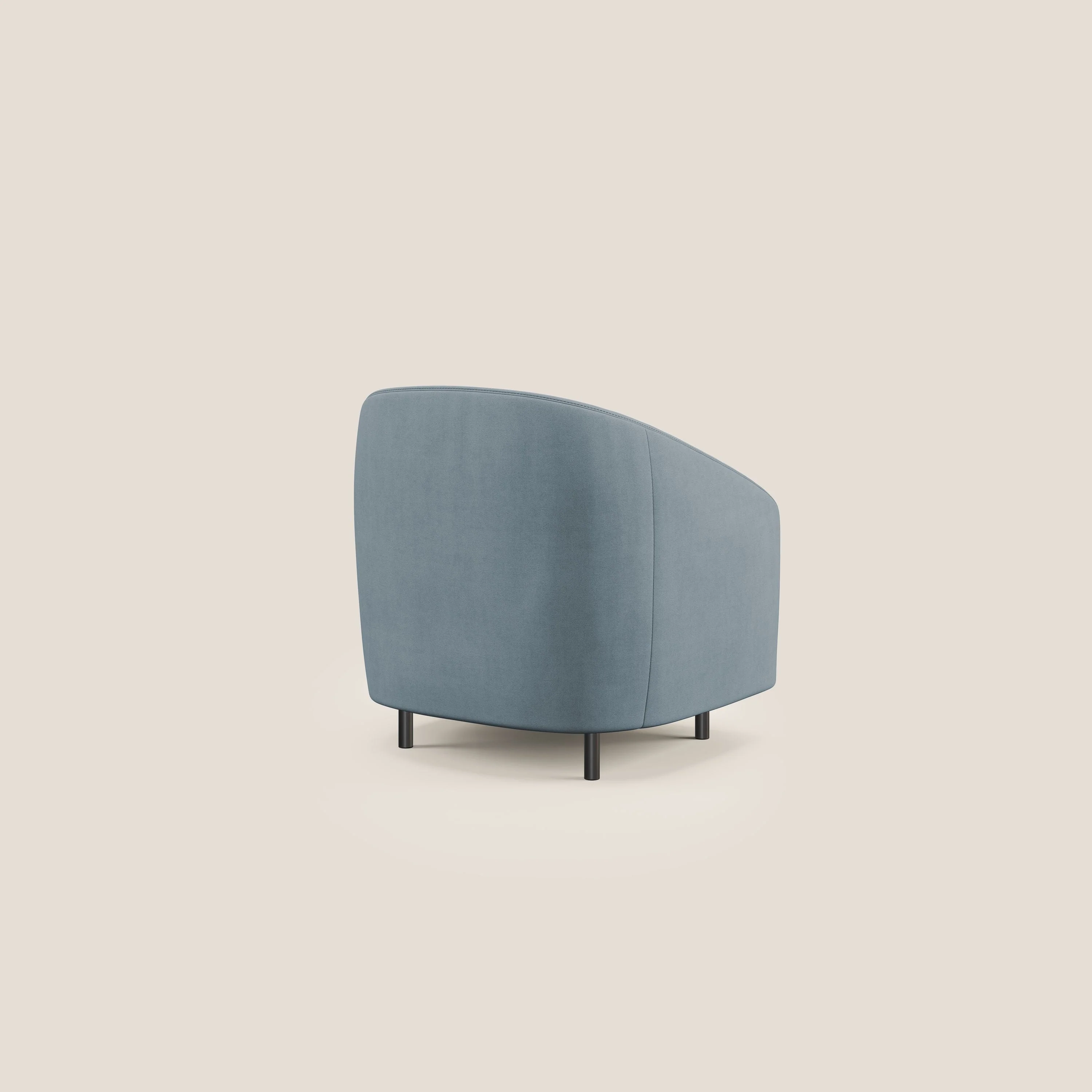 Pandora Fauteuil en tissu doux imperméable T02 sucre glace - Image 4