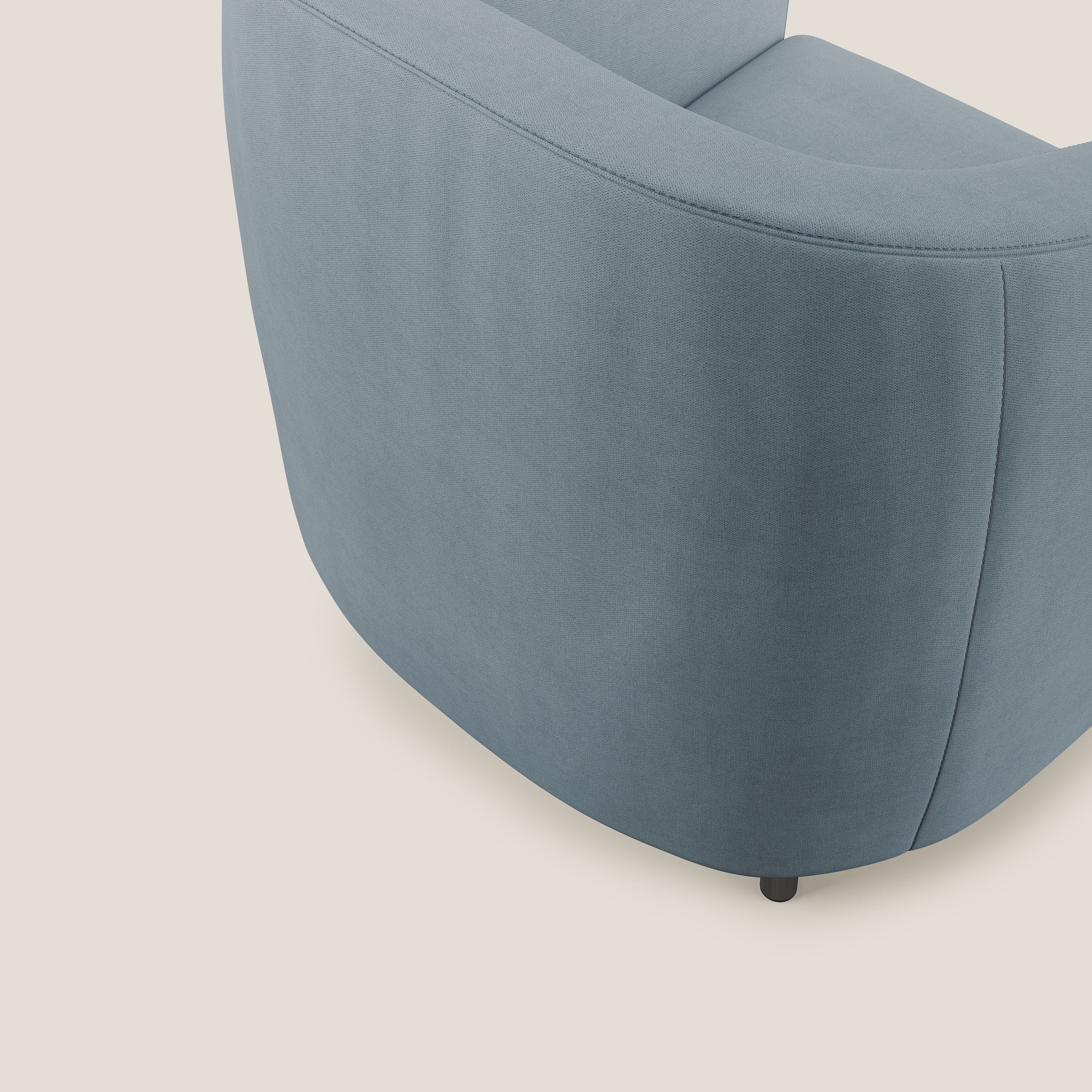 Pandora Fauteuil en tissu doux imperméable T02 sucre glace - Image 6