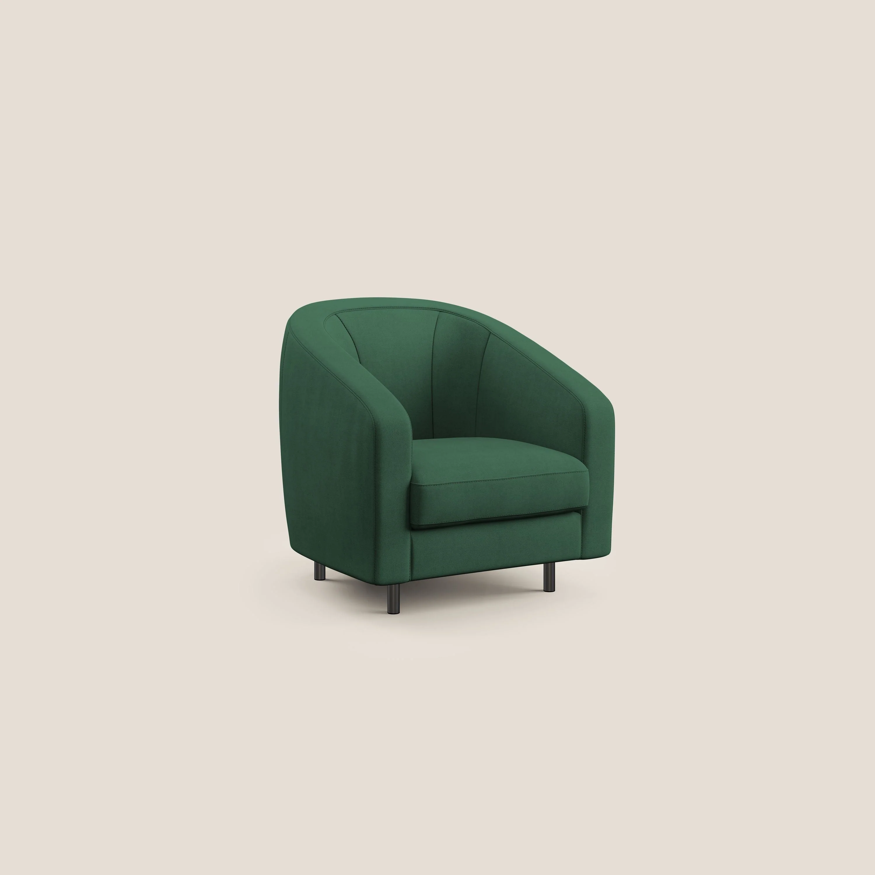 Pandora Fauteuil en tissu doux imperméable T02 vert - Image 2
