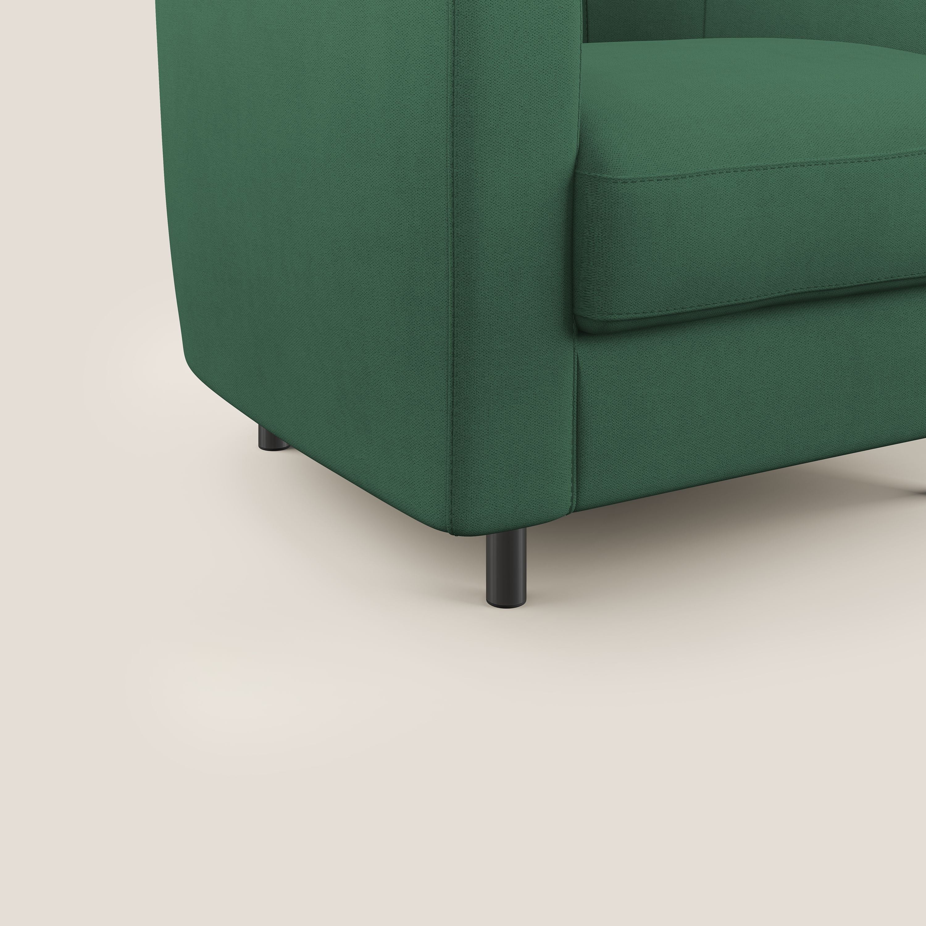 Pandora Fauteuil en tissu doux imperméable T02 vert - Image 5