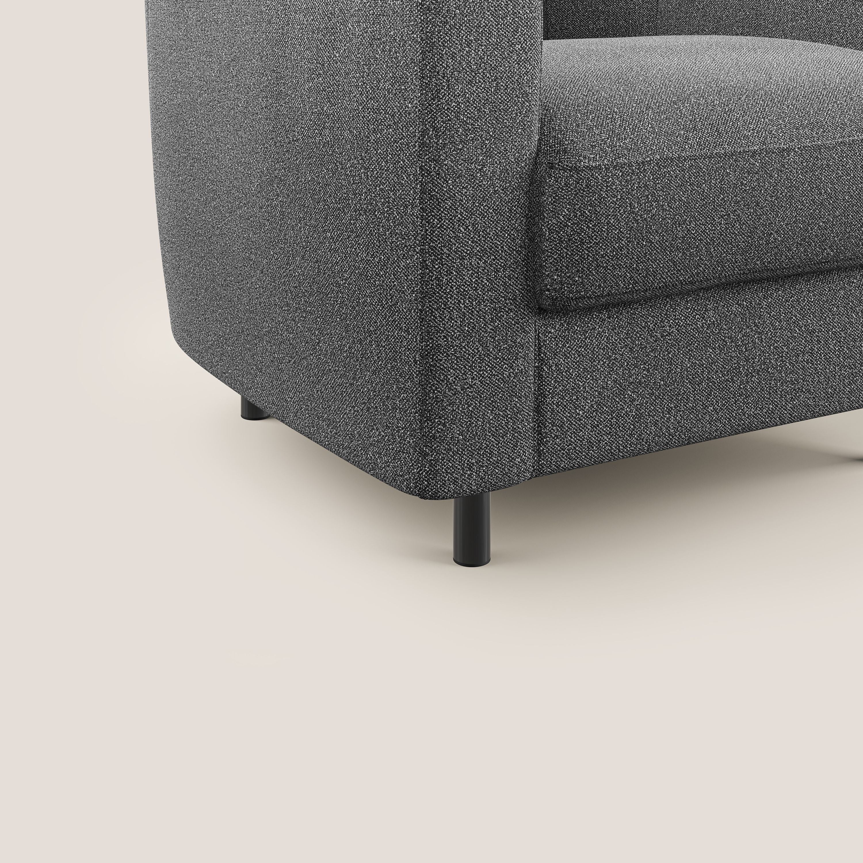 Pandora Fauteuil en tissu bouclé doux et imperméable T07 anthracite - Image 5