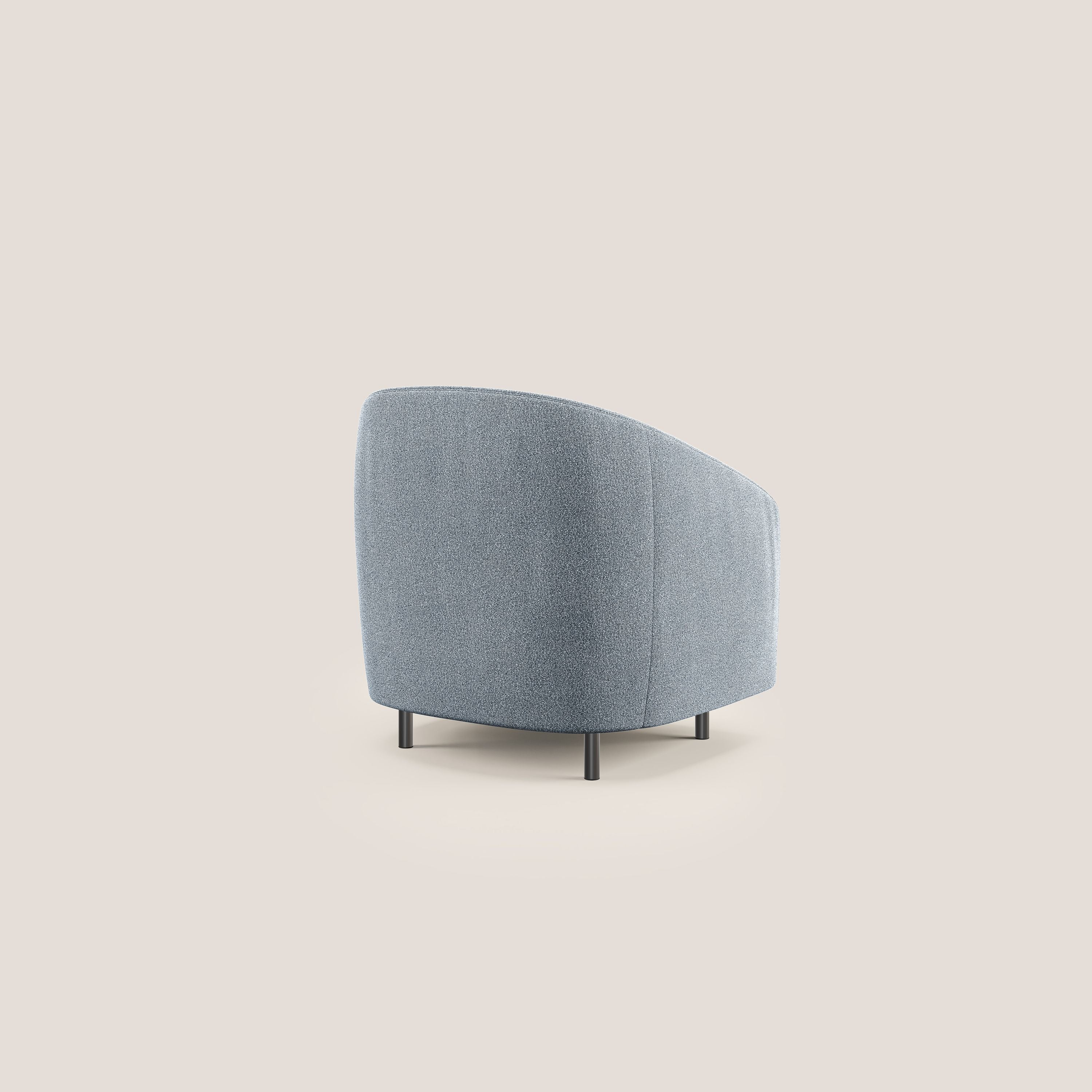 Pandora Fauteuil en tissu bouclé doux et imperméable T07 sucre glace - Image 4