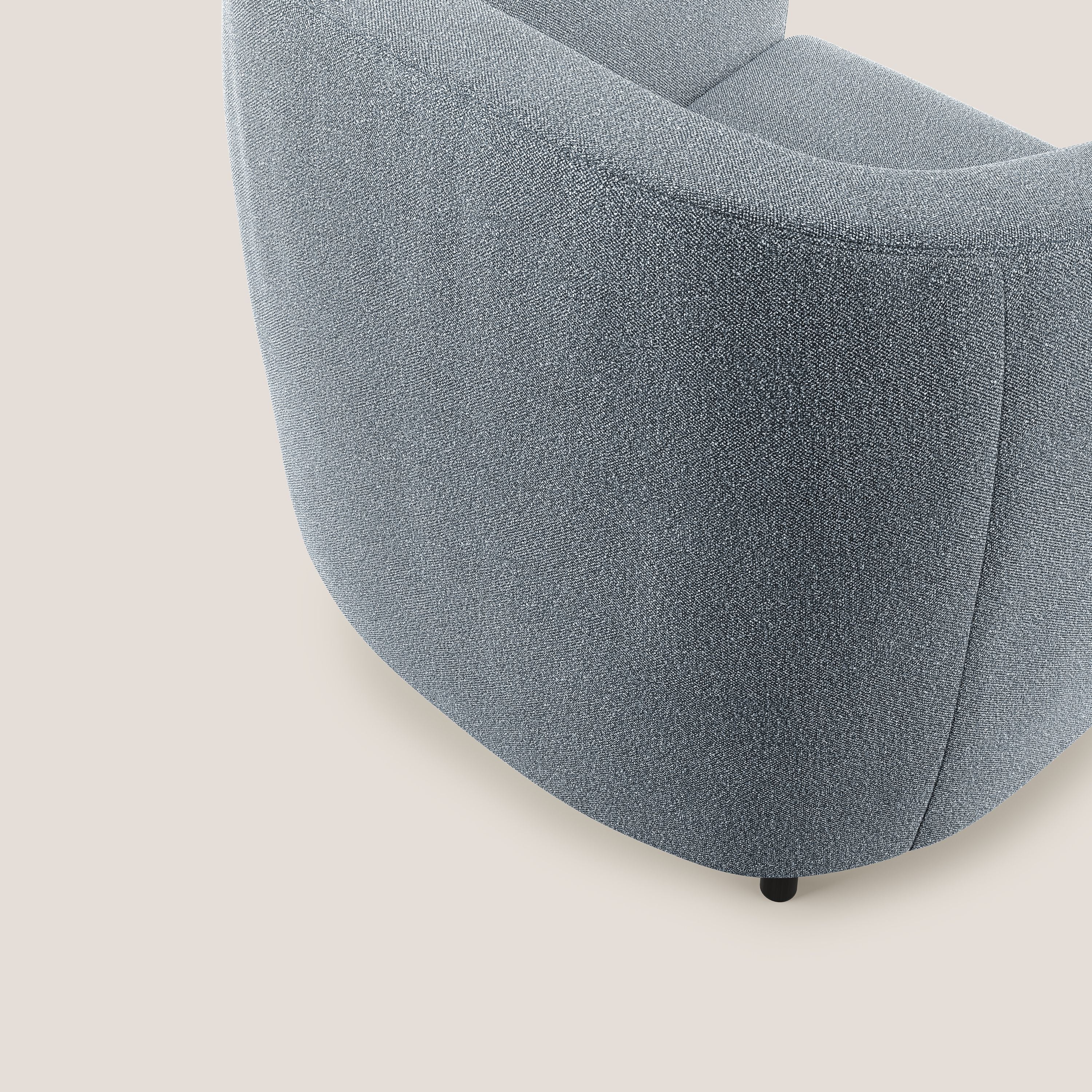 Pandora Fauteuil en tissu bouclé doux et imperméable T07 sucre glace - Image 6