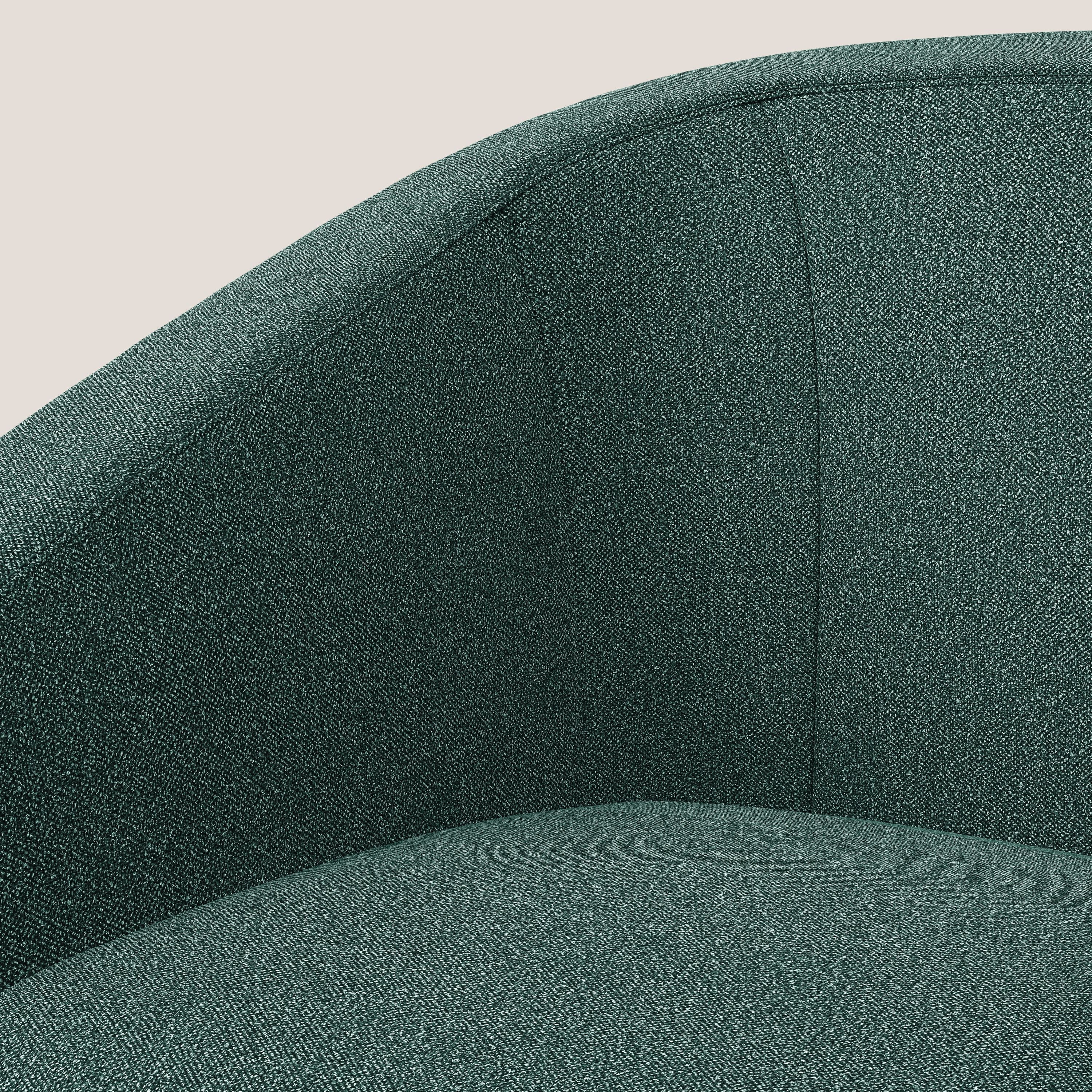 Pandora Fauteuil en tissu bouclé doux et imperméable T07 vert - Image 7