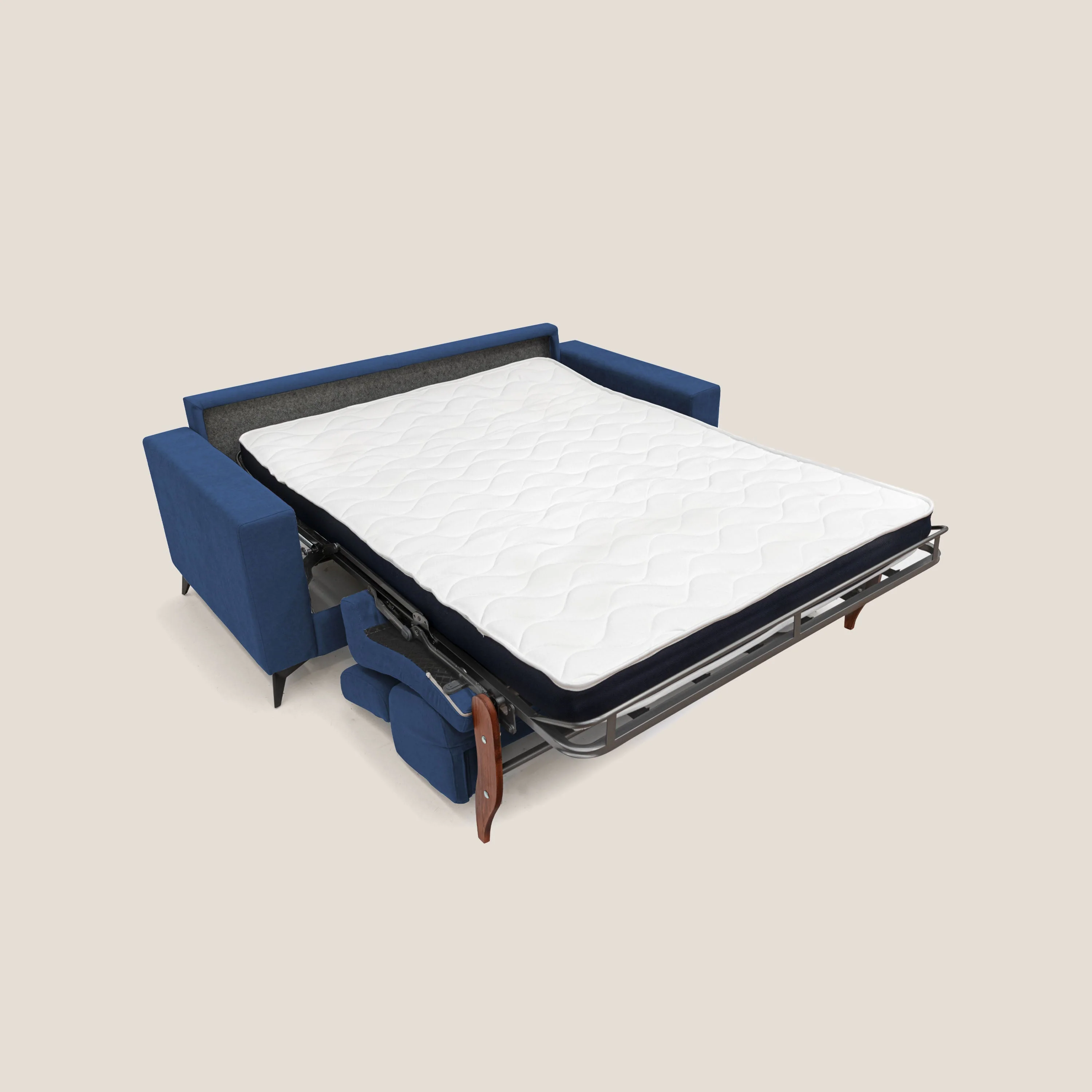 Pegaso canapé convertible avec têtières inclinables en tissu doux imperméable T02 bleu - Image 9