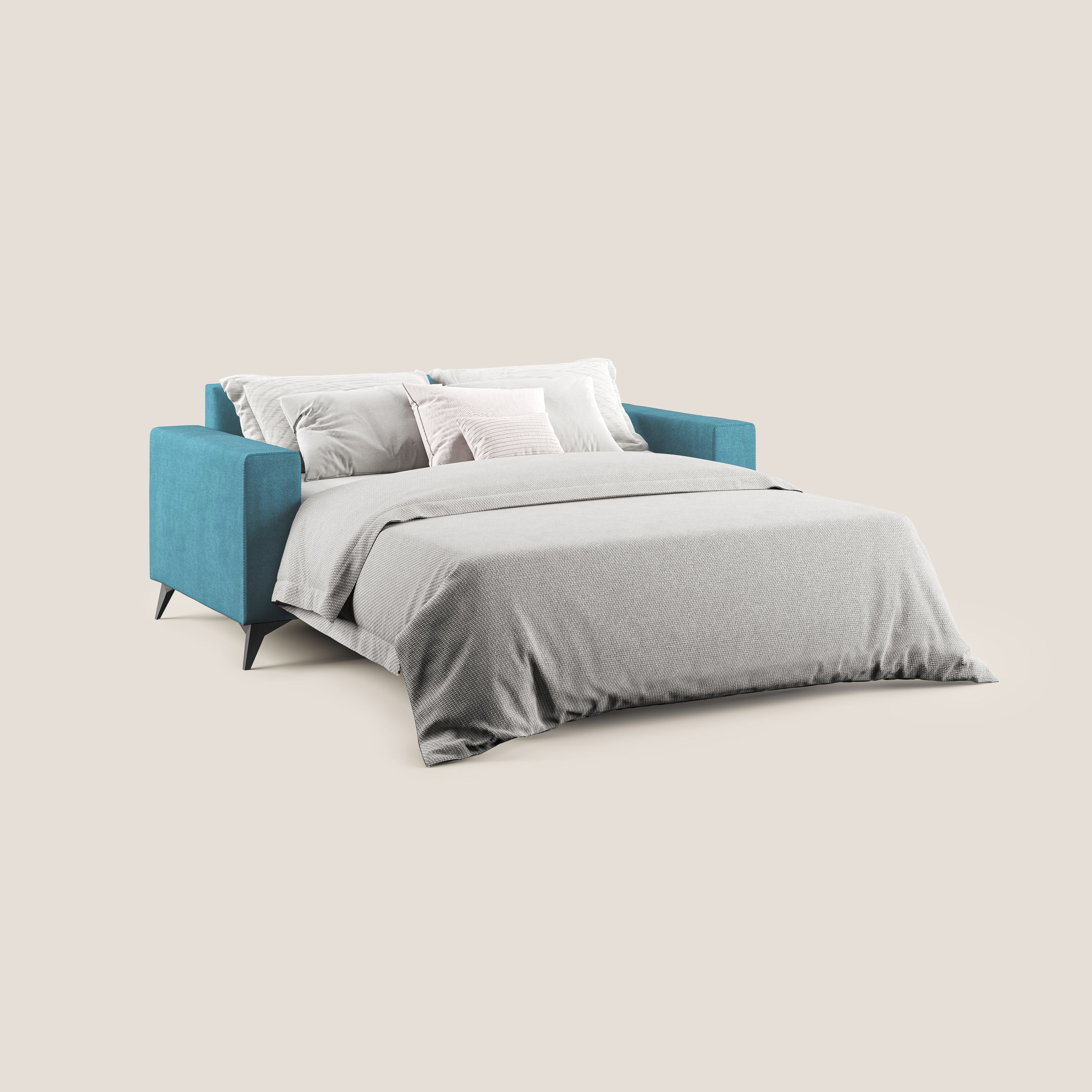 Pegaso canapé convertible avec têtières inclinables en tissu doux imperméable T02 bleu ciel - Image 5