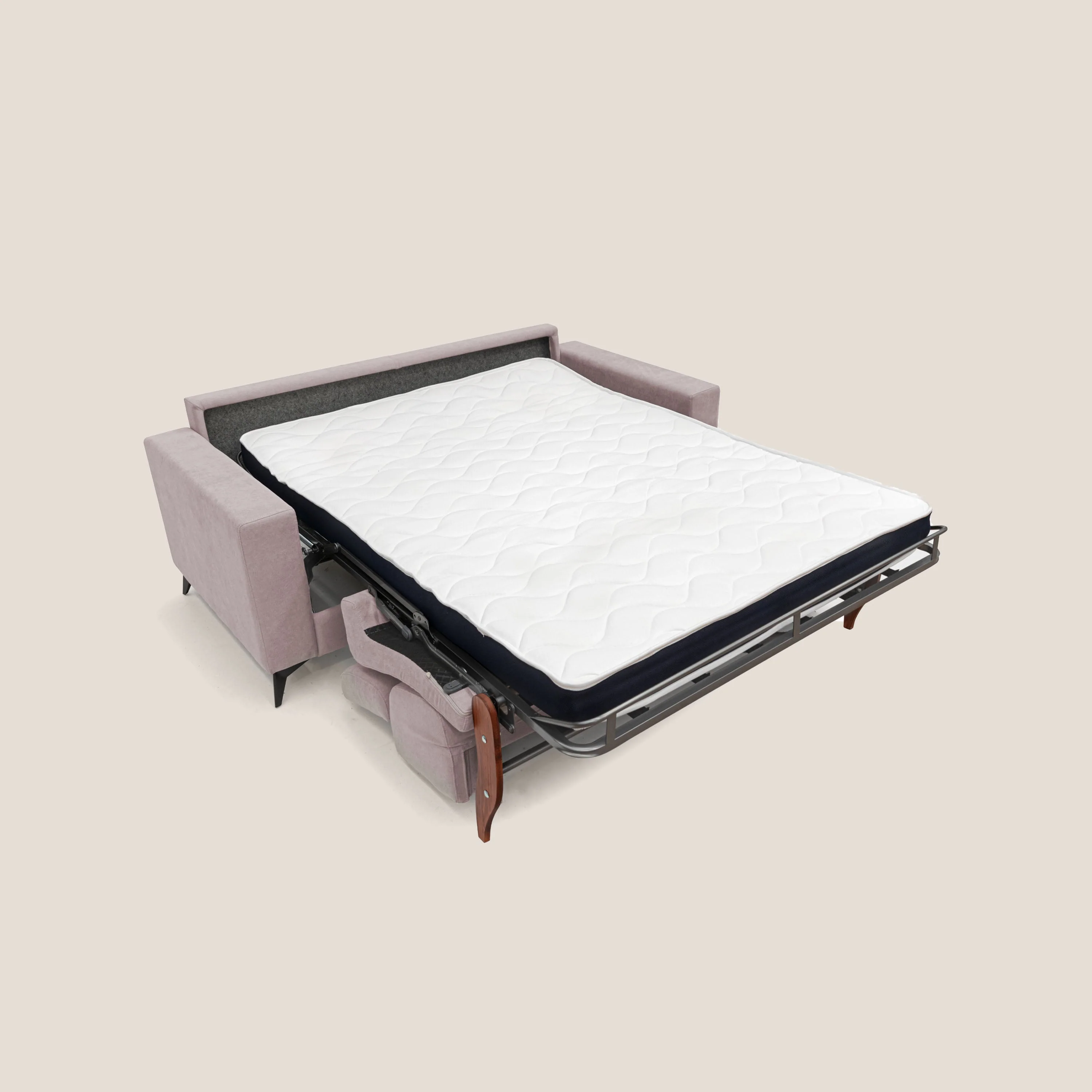 Pegaso canapé convertible avec têtières inclinables en tissu doux imperméable T02 rose - Image 9