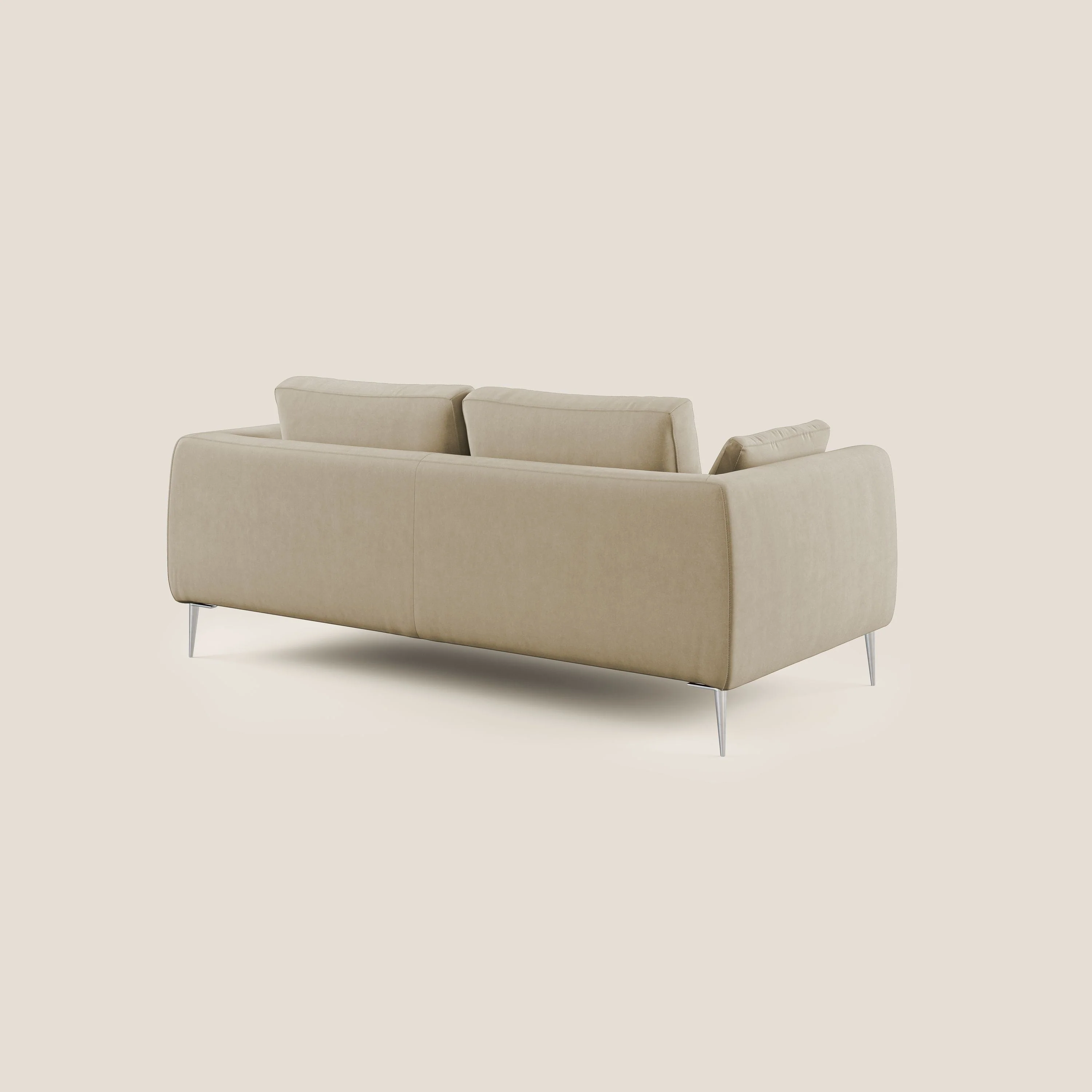 Plano canapé moderne en microfibre technique détachable T11 beige - Image 4