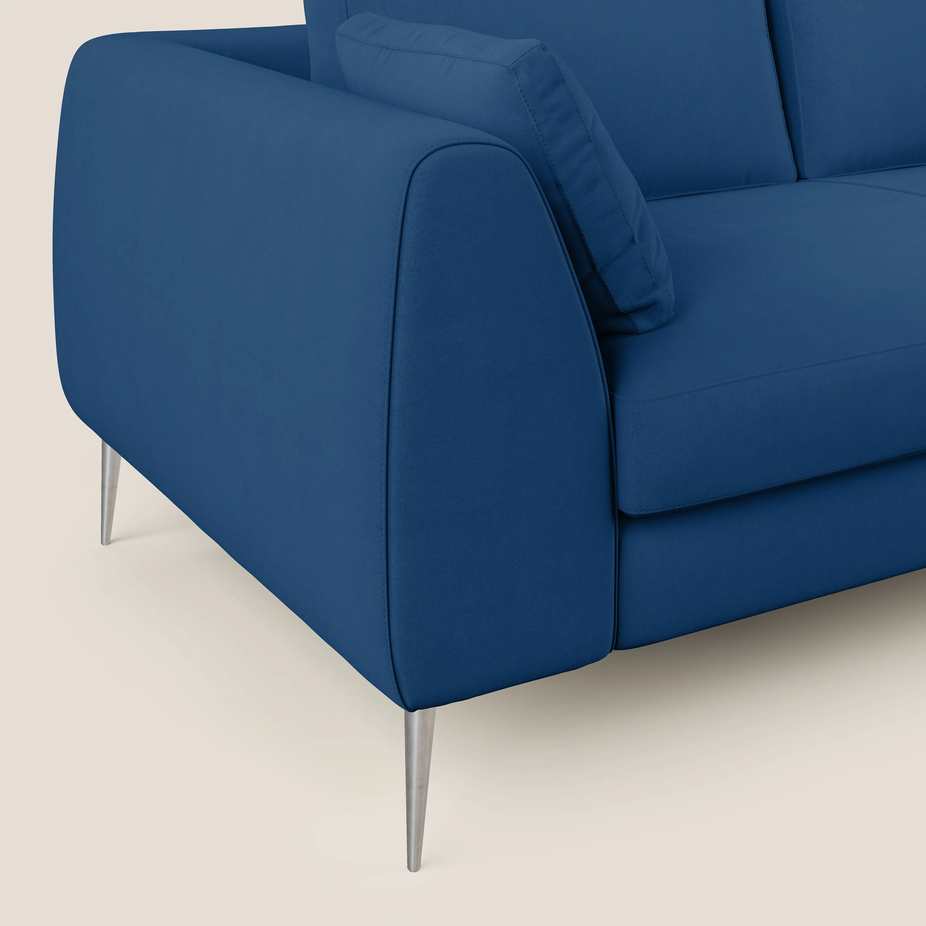 Plano canapé moderne en microfibre technique détachable T11 bleu - Image 5