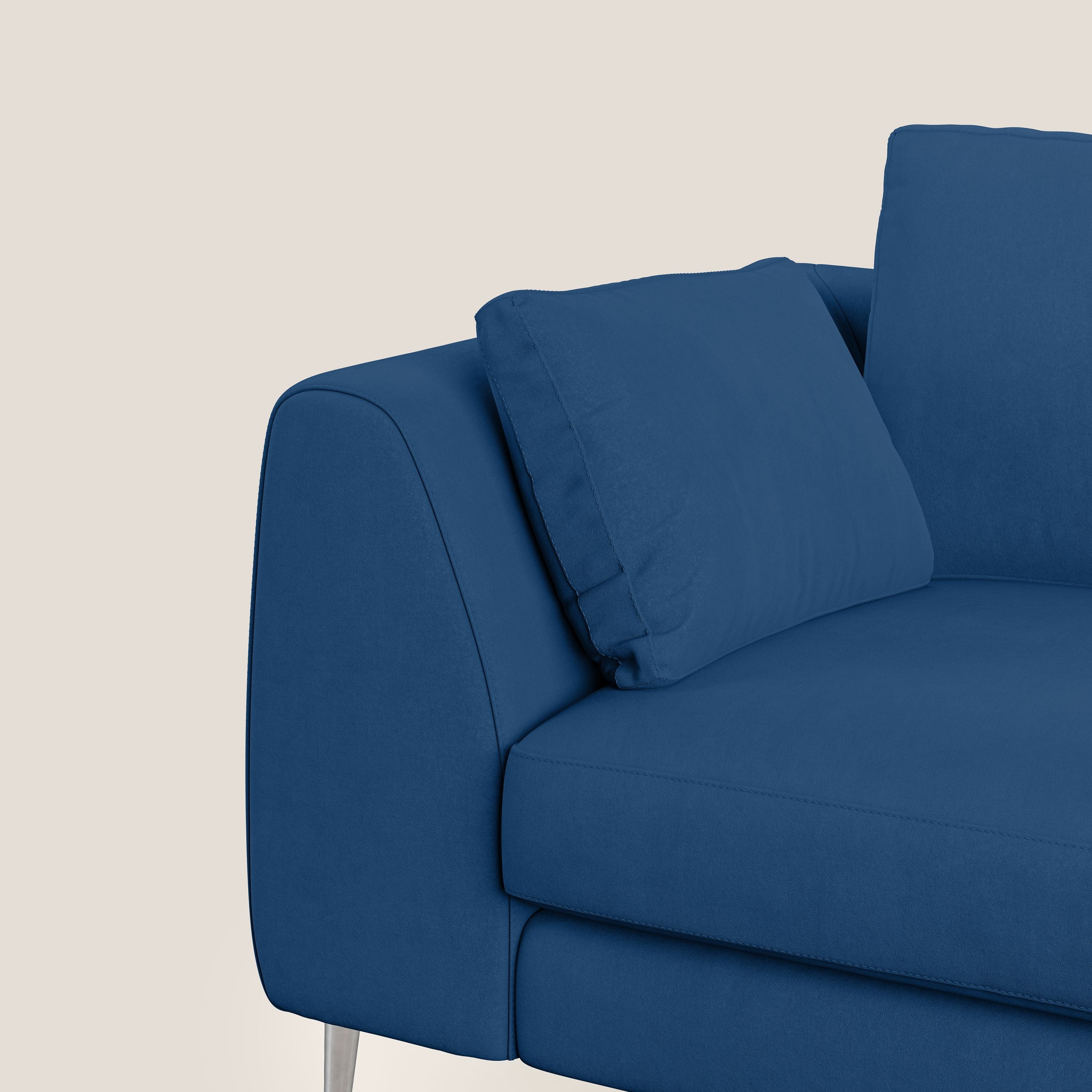 Plano canapé moderne en microfibre technique détachable T11 bleu - Image 7