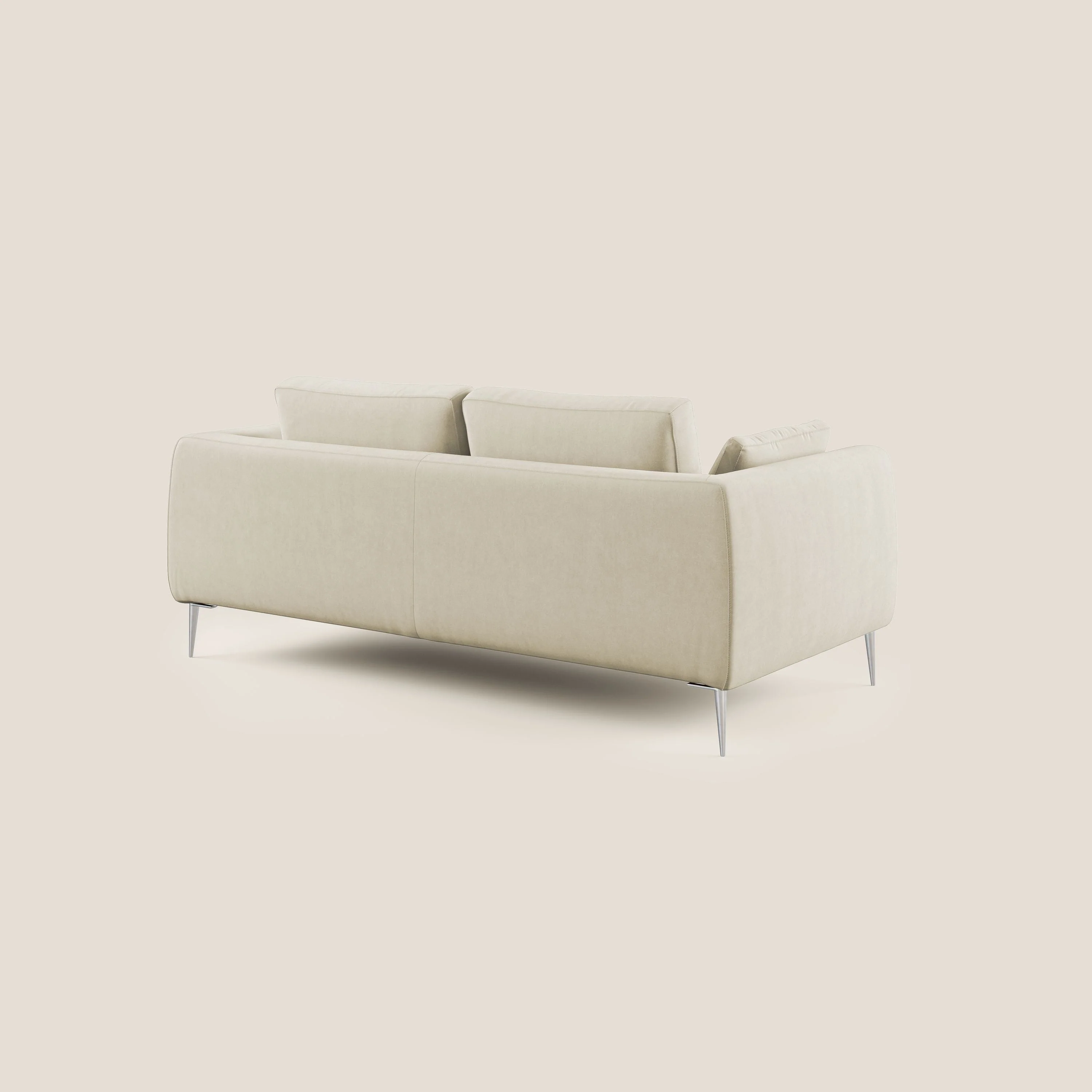 Plano canapé moderne en microfibre technique détachable T11 crème - Image 4