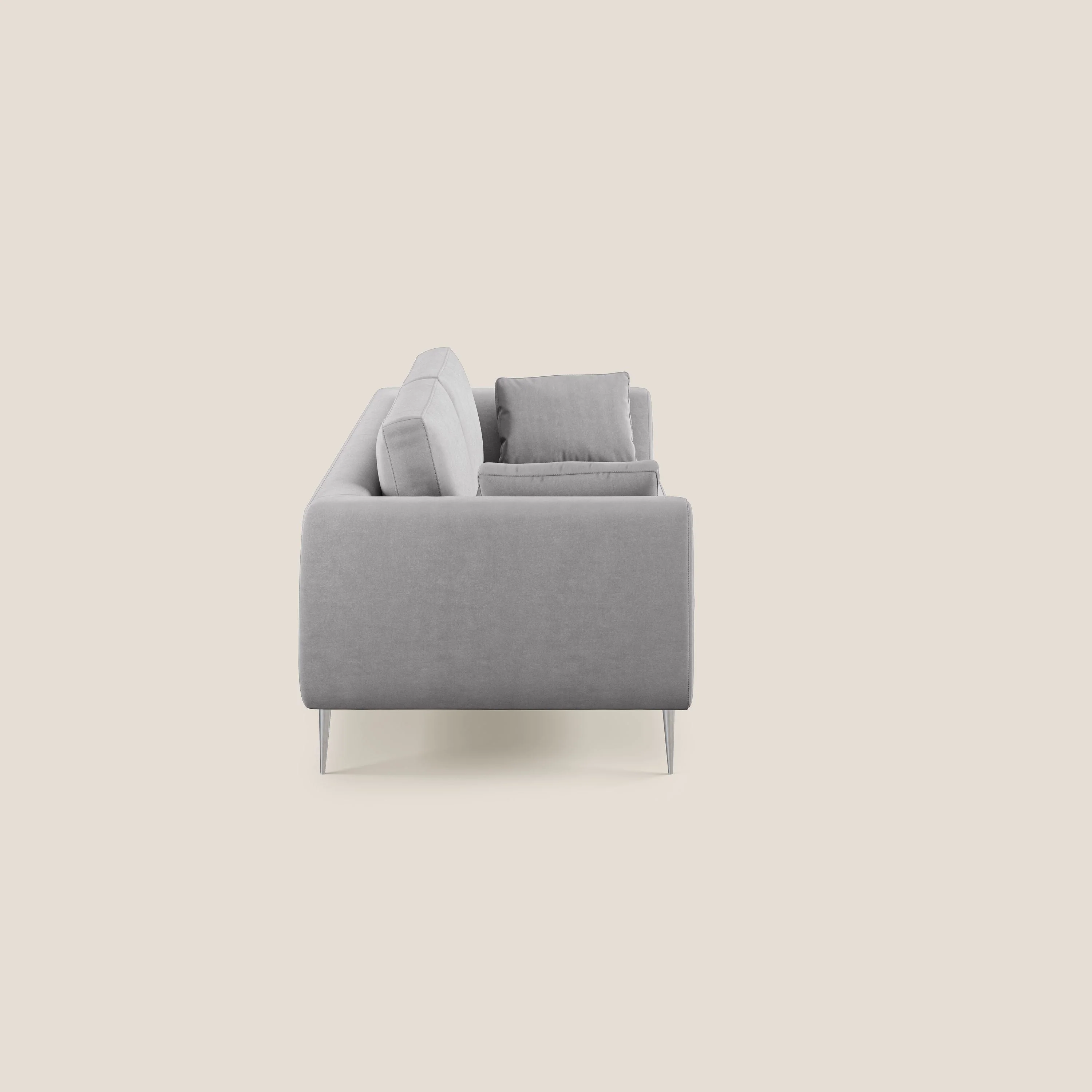 Plano canapé moderne en microfibre technique détachable T11 gris - Image 3