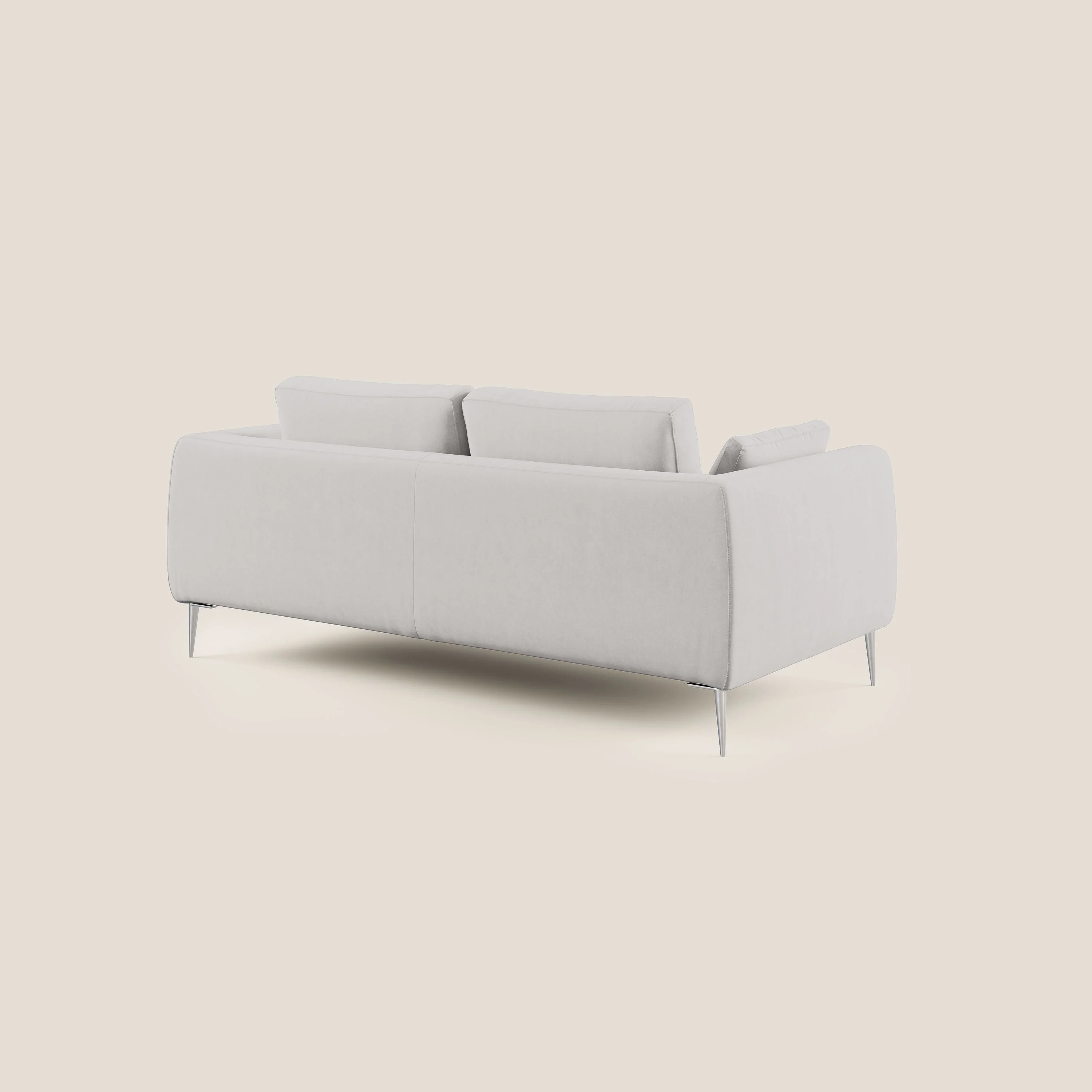 Plano canapé moderne en microfibre technique détachable T11 gris clair - Image 4