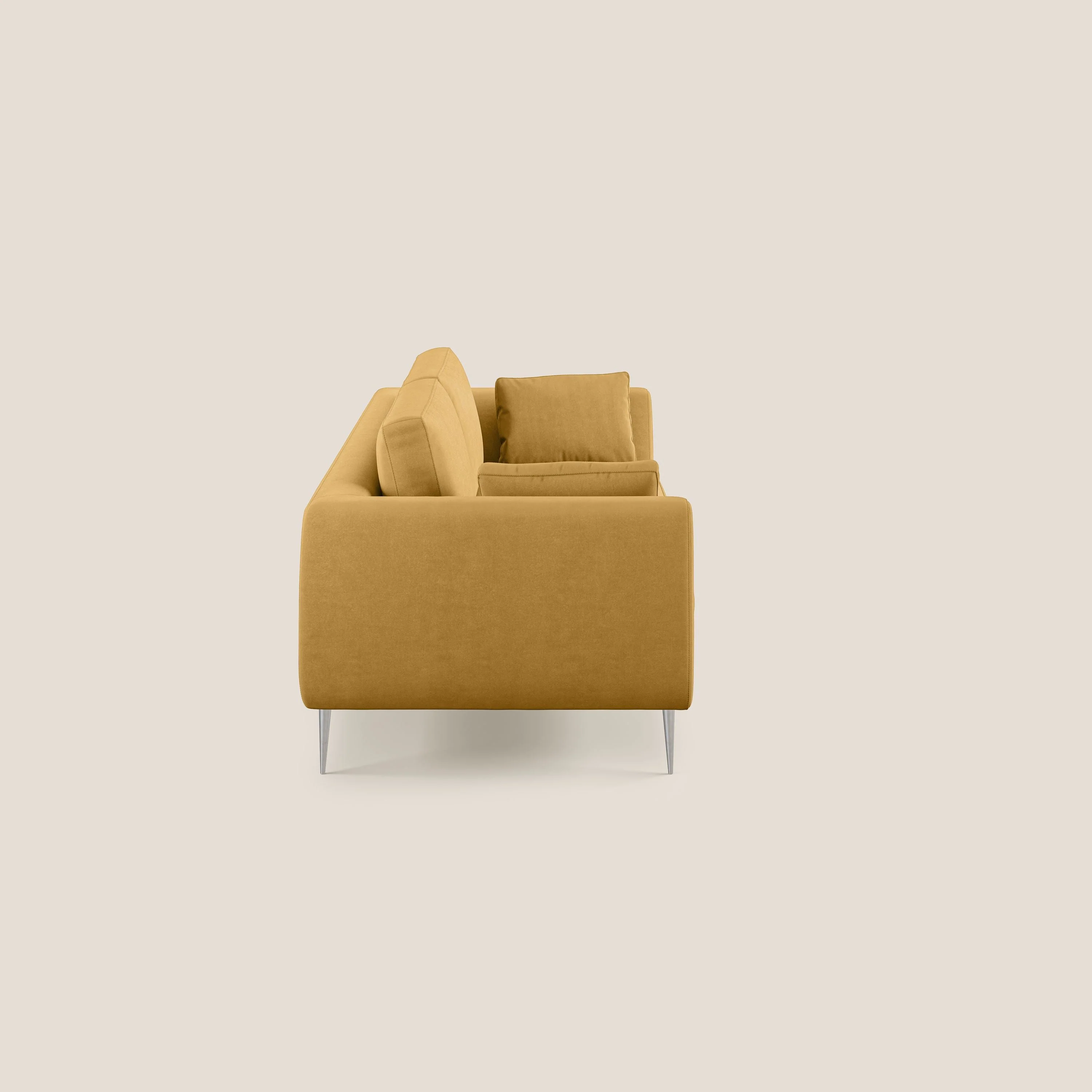 Plano canapé moderne en microfibre technique détachable T11 jaune - Image 3