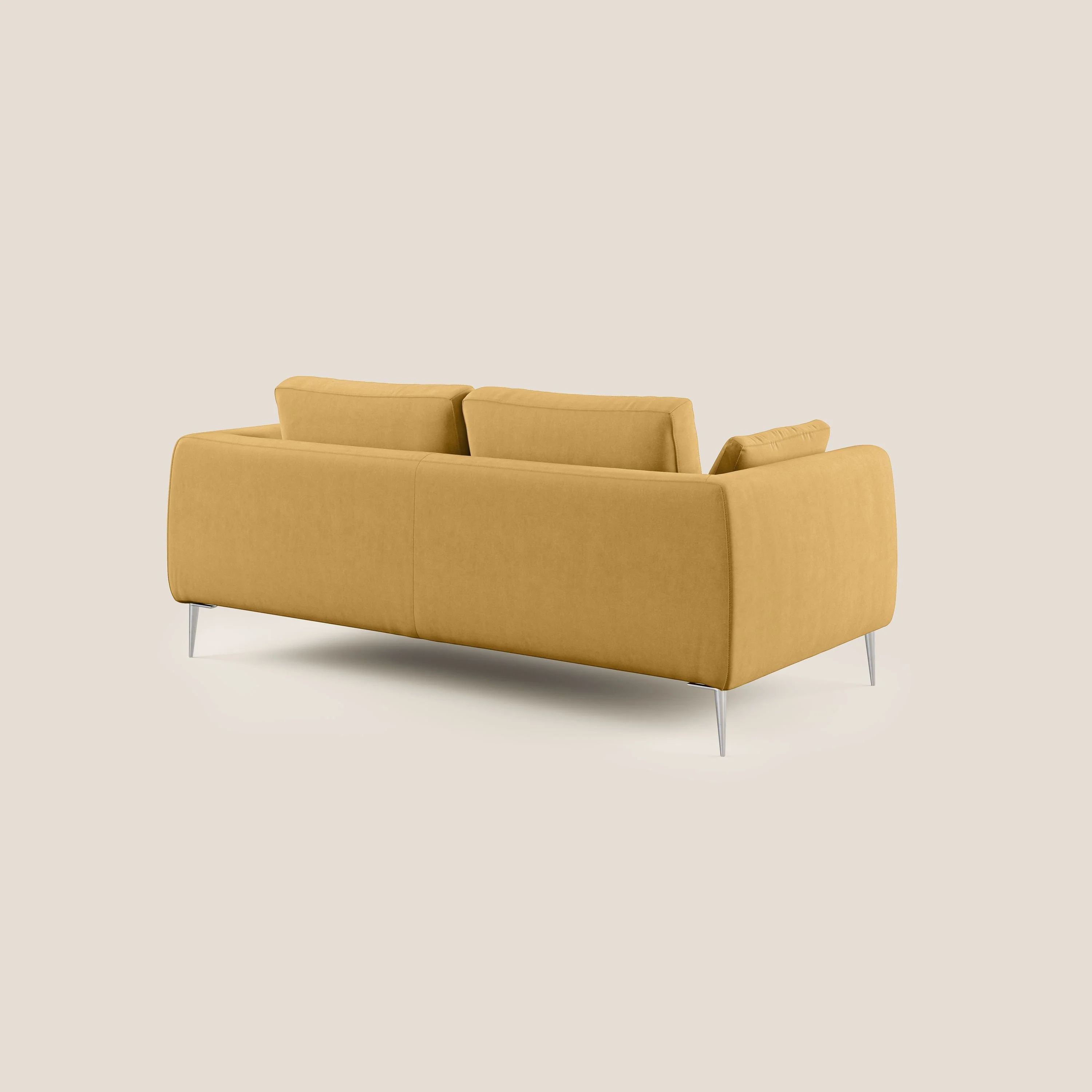 Plano canapé moderne en microfibre technique détachable T11 jaune - Image 4