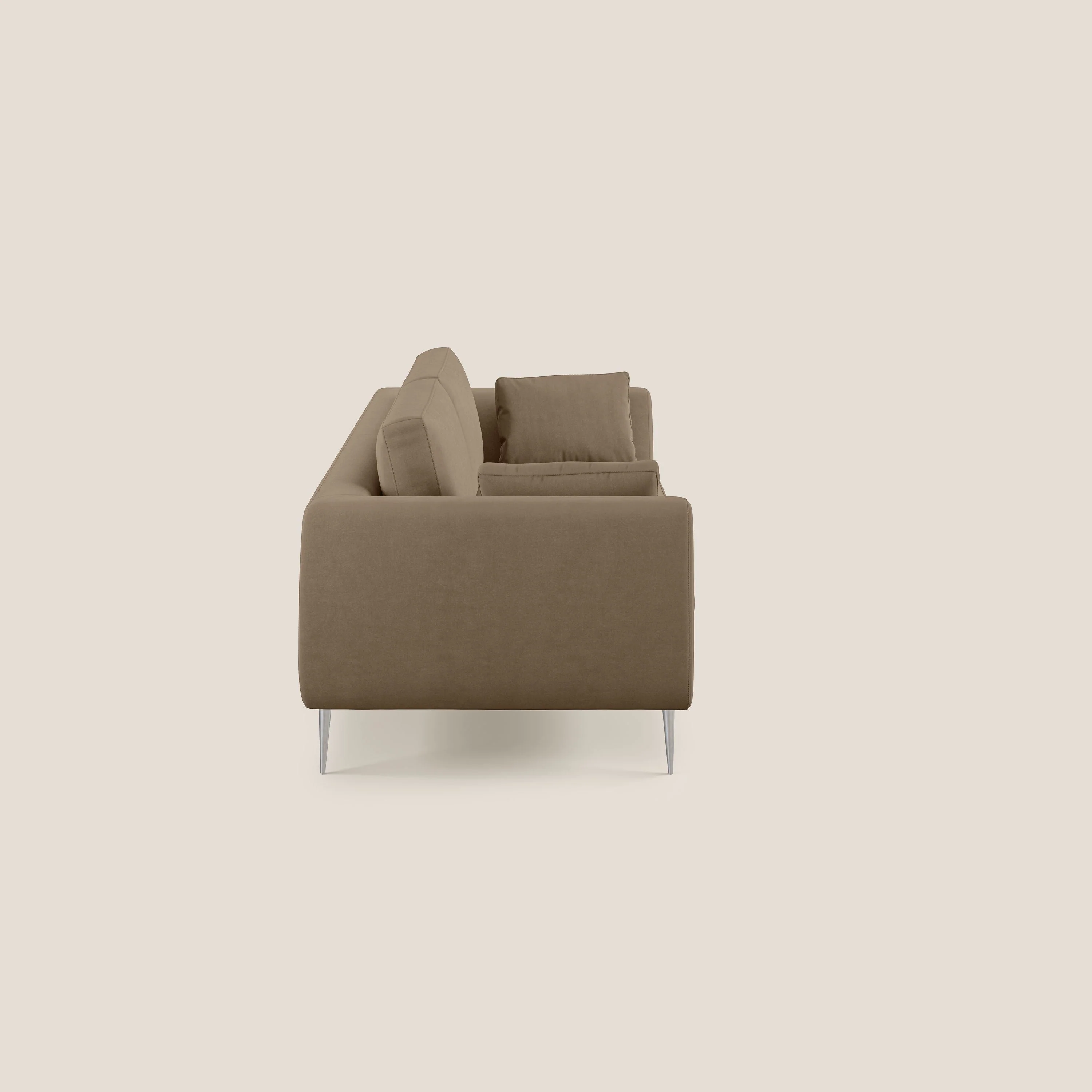 Plano canapé moderne en microfibre technique détachable T11 marron - Image 3