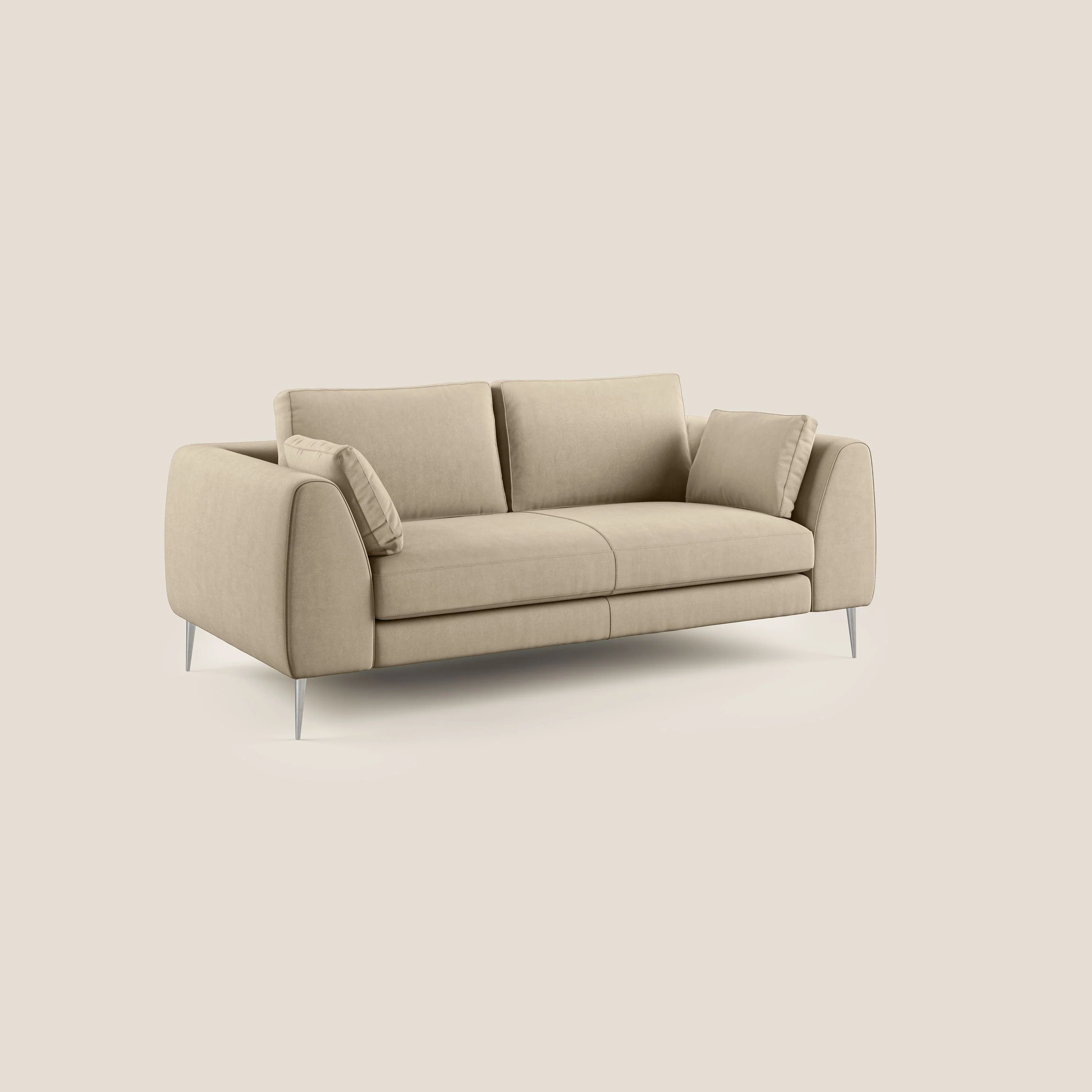 Plano canapé moderne en microfibre technique détachable T11 Taupe tortora - Image 2