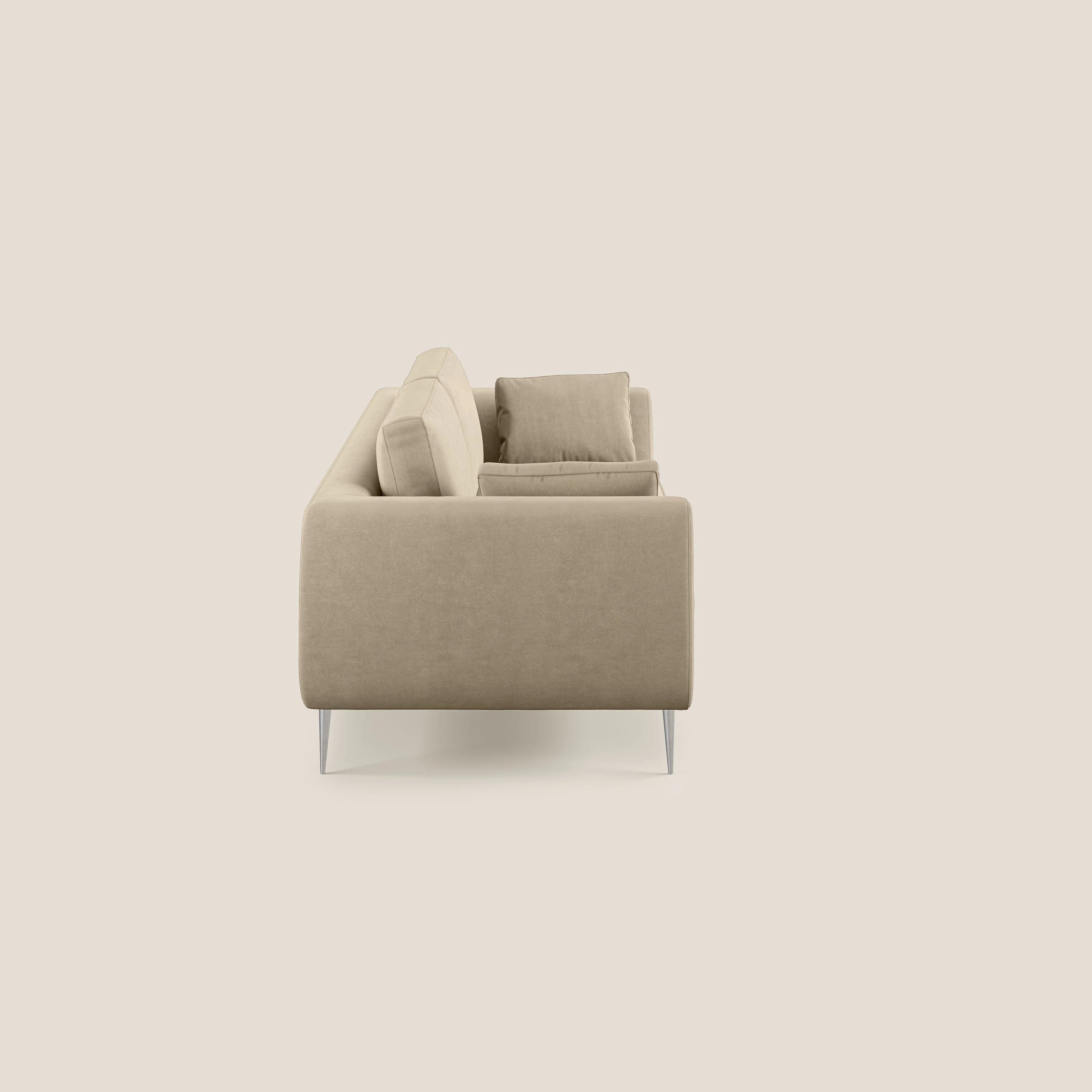 Plano canapé moderne en microfibre technique détachable T11 Taupe tortora - Image 3