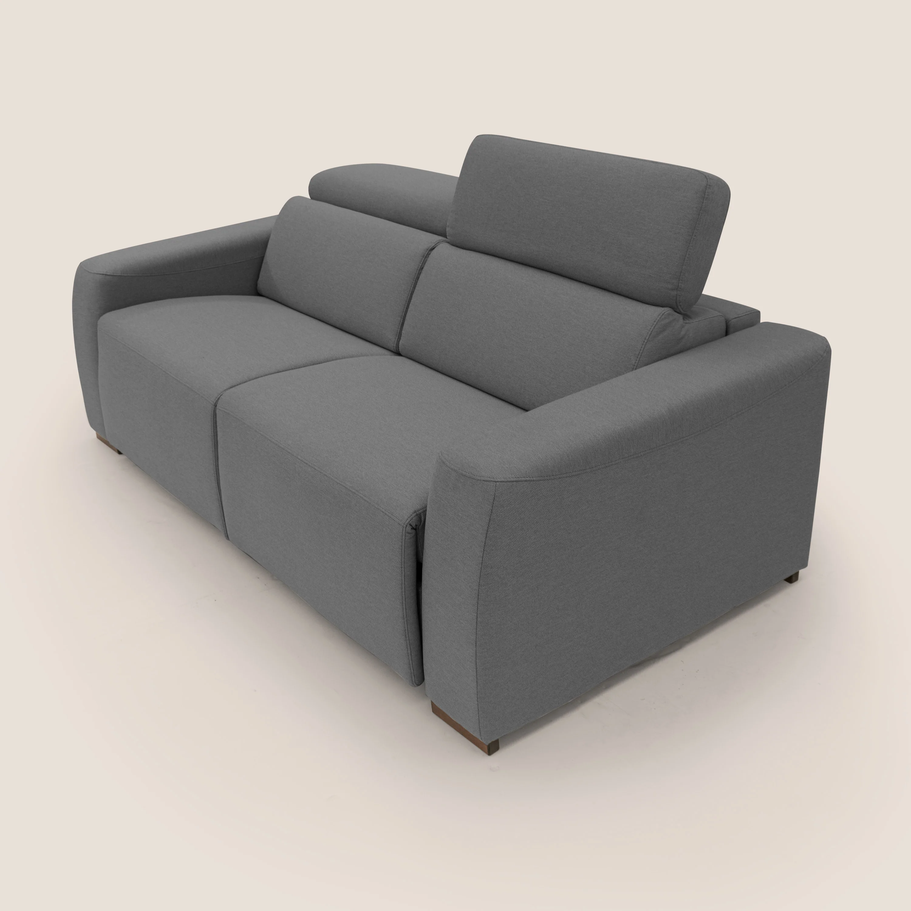 Poseidon canapé lit convertible + RELAX électrique en tissu imperméable détachable T05 anthracite - Image 10