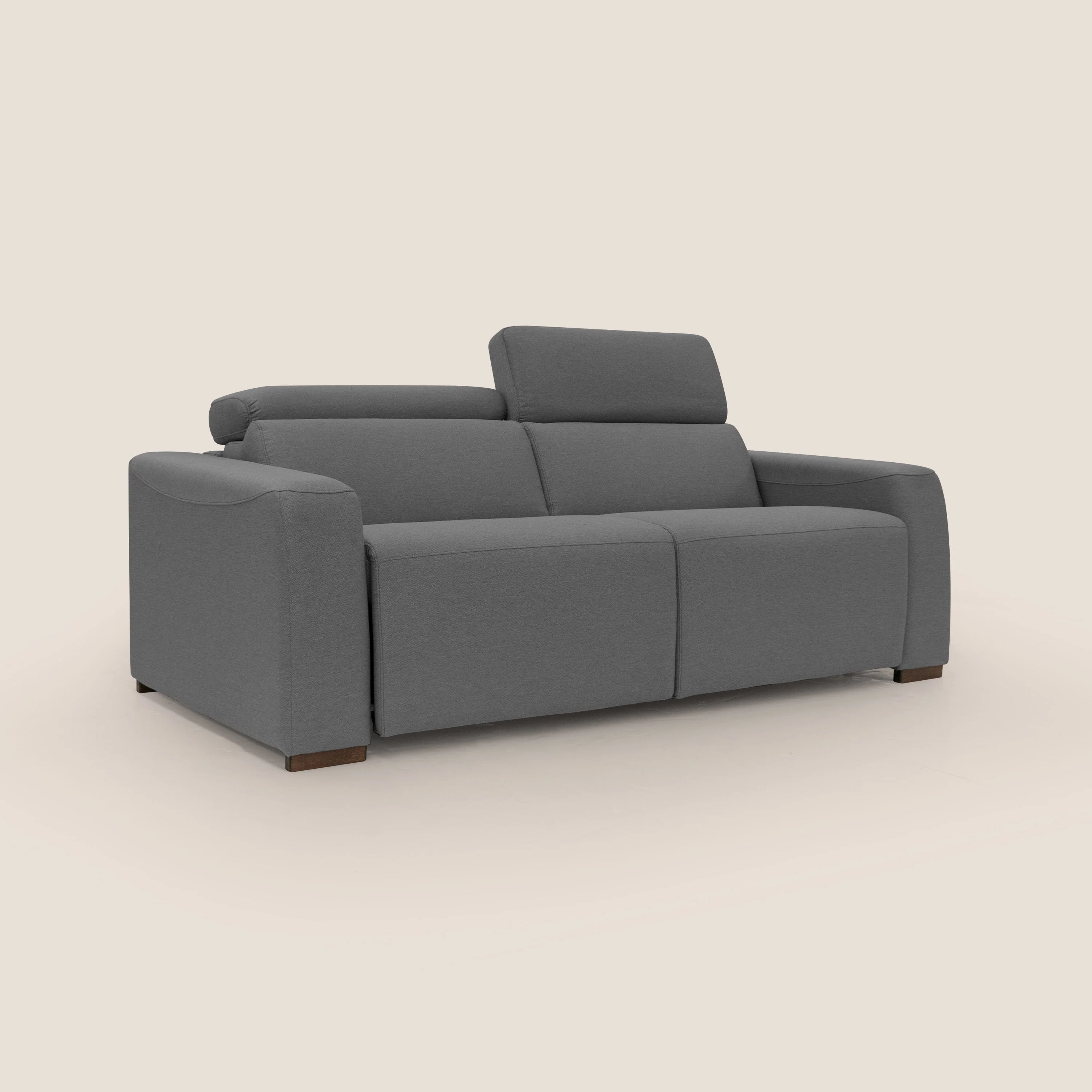 Poseidon canapé lit convertible + RELAX électrique en tissu imperméable détachable T05 anthracite - Image 4