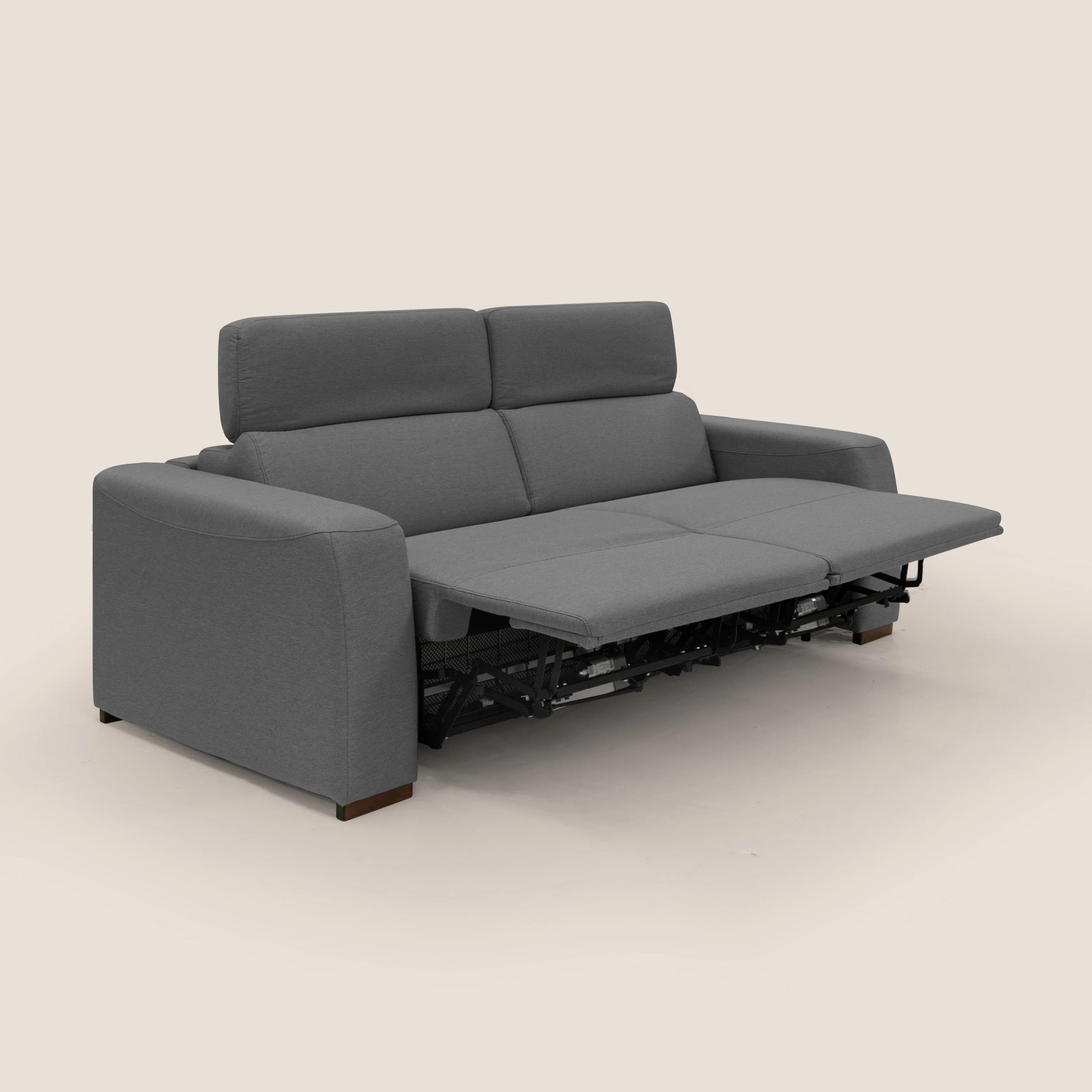 Poseidon canapé lit convertible + RELAX électrique en tissu imperméable détachable T05 anthracite - Image 6